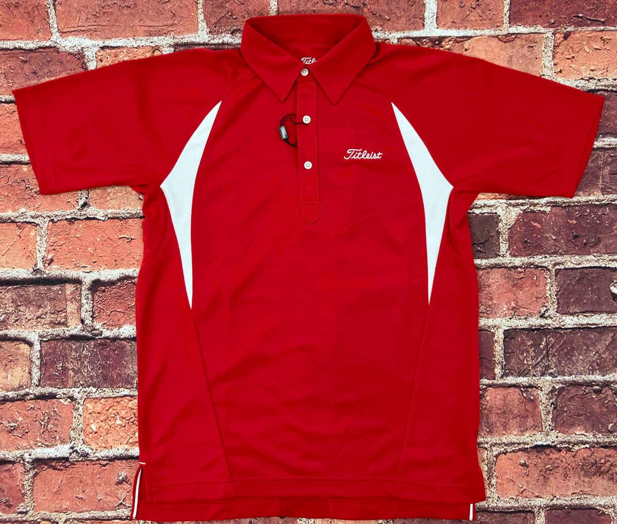 Titleist タイトリスト メンズゴルフウェア Lサイズ 赤