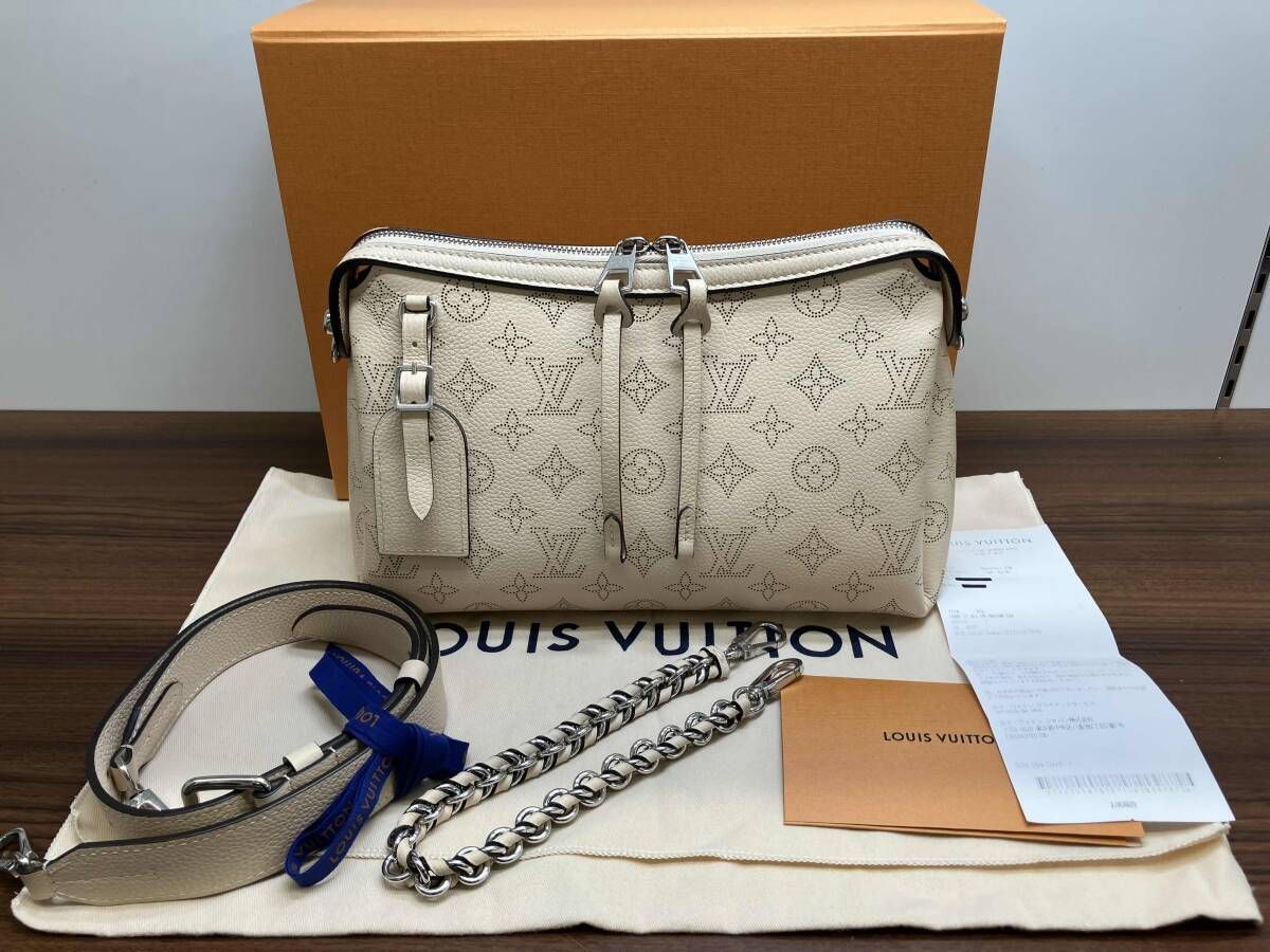 LOUIS VUITTON M24114ハンドイットオ-ルPM 2WAYバッグ ショルダー 斜め掛け モノグラム マヒナ