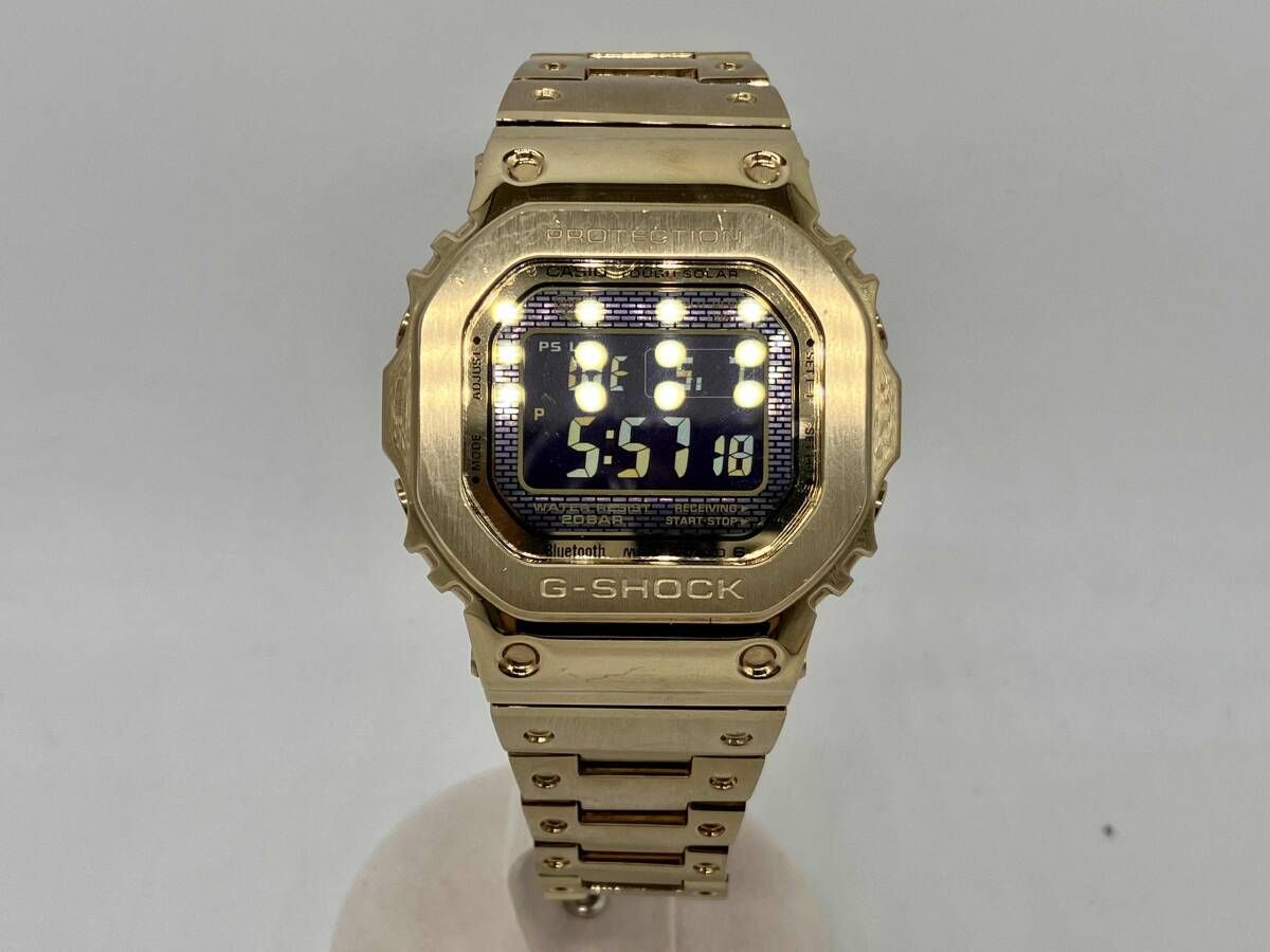 CASIO カシオ G-SHOCK GMW-B5000GD-9JF フルメタル 電波ソーラー ゴールド
