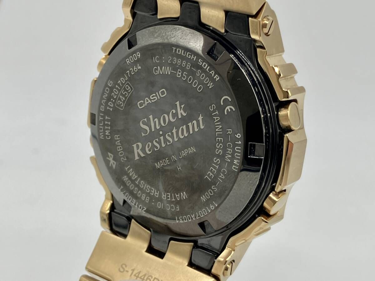  CASIO カシオ G SHOCK GMW B 5000 GD 9 JF フルメタル 電波ソーラー ゴールド 腕時計(クォーツ) 腕時計(アナログ)