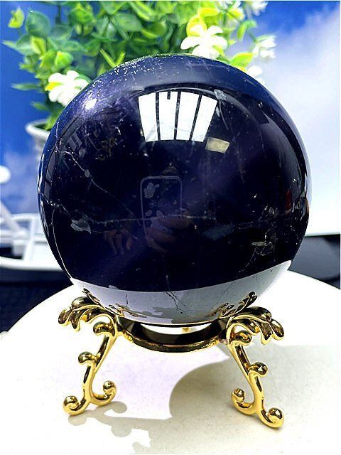 AAA級【魔除け】天然モリオン黒水晶丸玉B88C1/94C10C - メルカリ