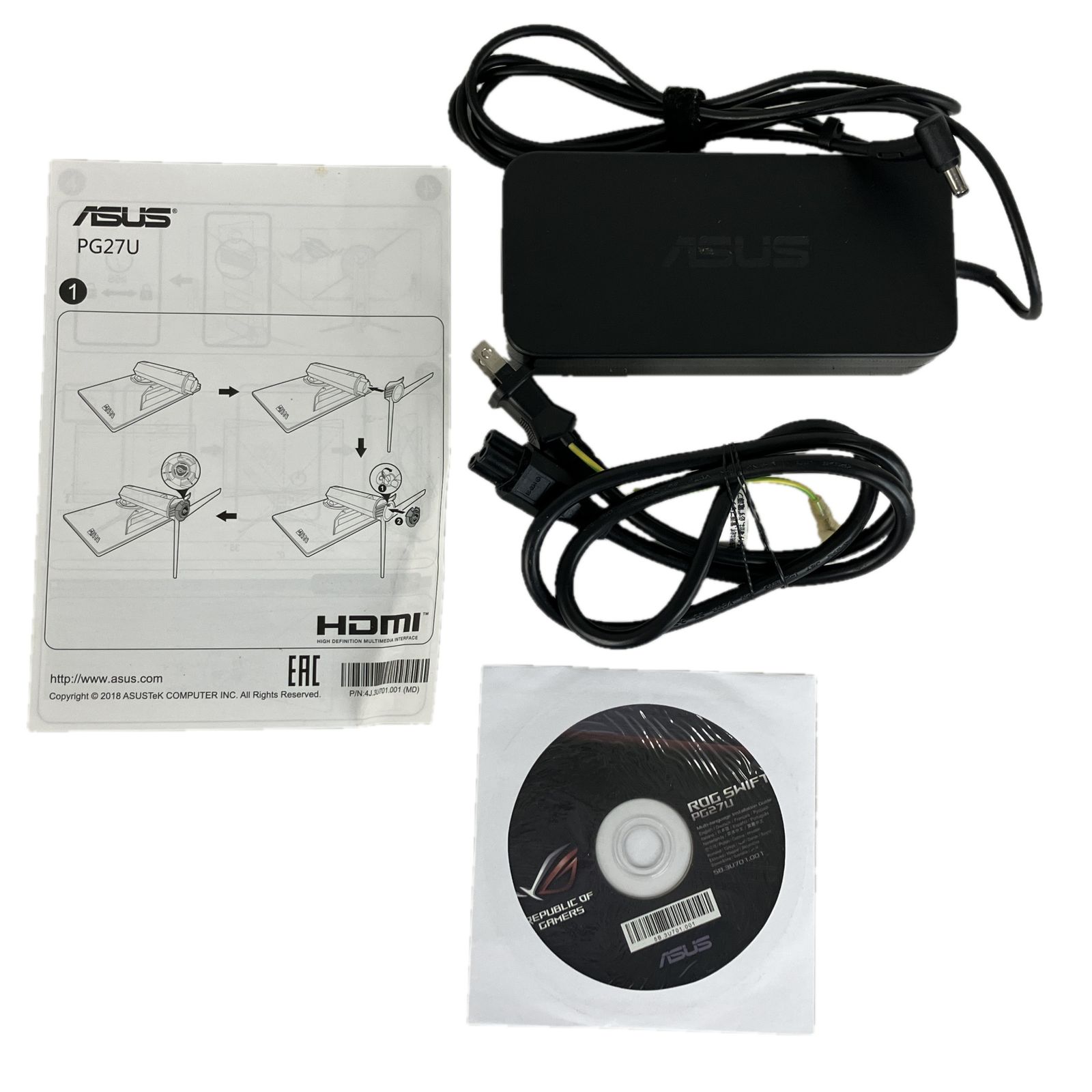 ASUS エイスース PG27UQ ゲーミングモニター 27インチ ROG SWIFT 2018年製 Y10588335