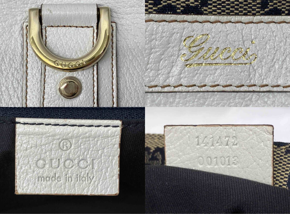 GUCCI グッチ トートバッグ 肩掛けバッグ バッグ ホワイト 141472 001013 DECORATOM_COM_BR