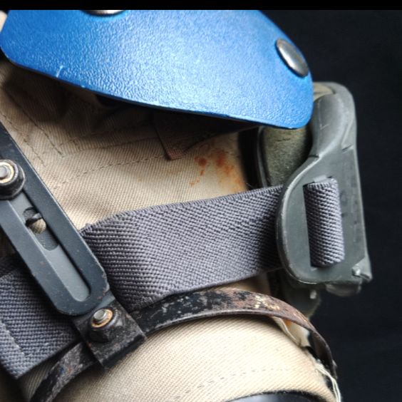 ESSゴーグル-耐衝撃デッキクルーヘルメット ブルー