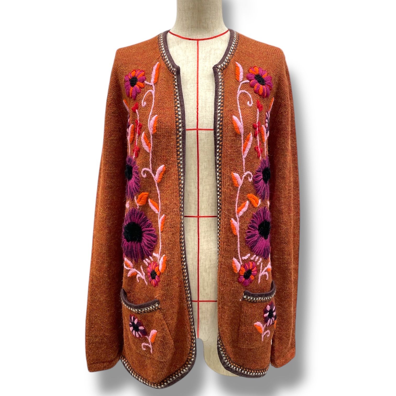ANNA SUI × JAMES COVIELLO アナスイ ジェームズコヴィエロ 刺繍ニット
