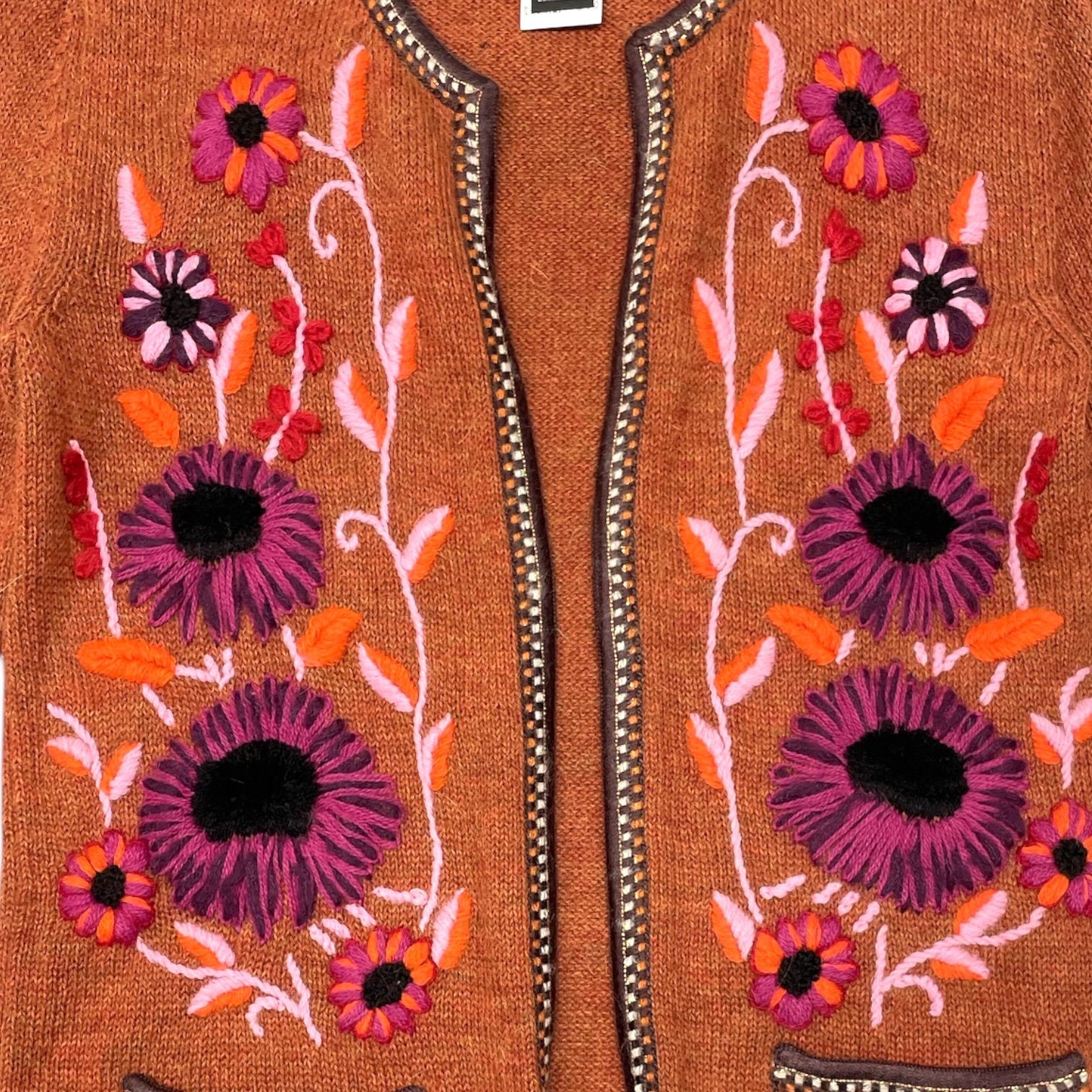 ANNA SUI × JAMES COVIELLO アナスイ ジェームズコヴィエロ 刺繍ニット