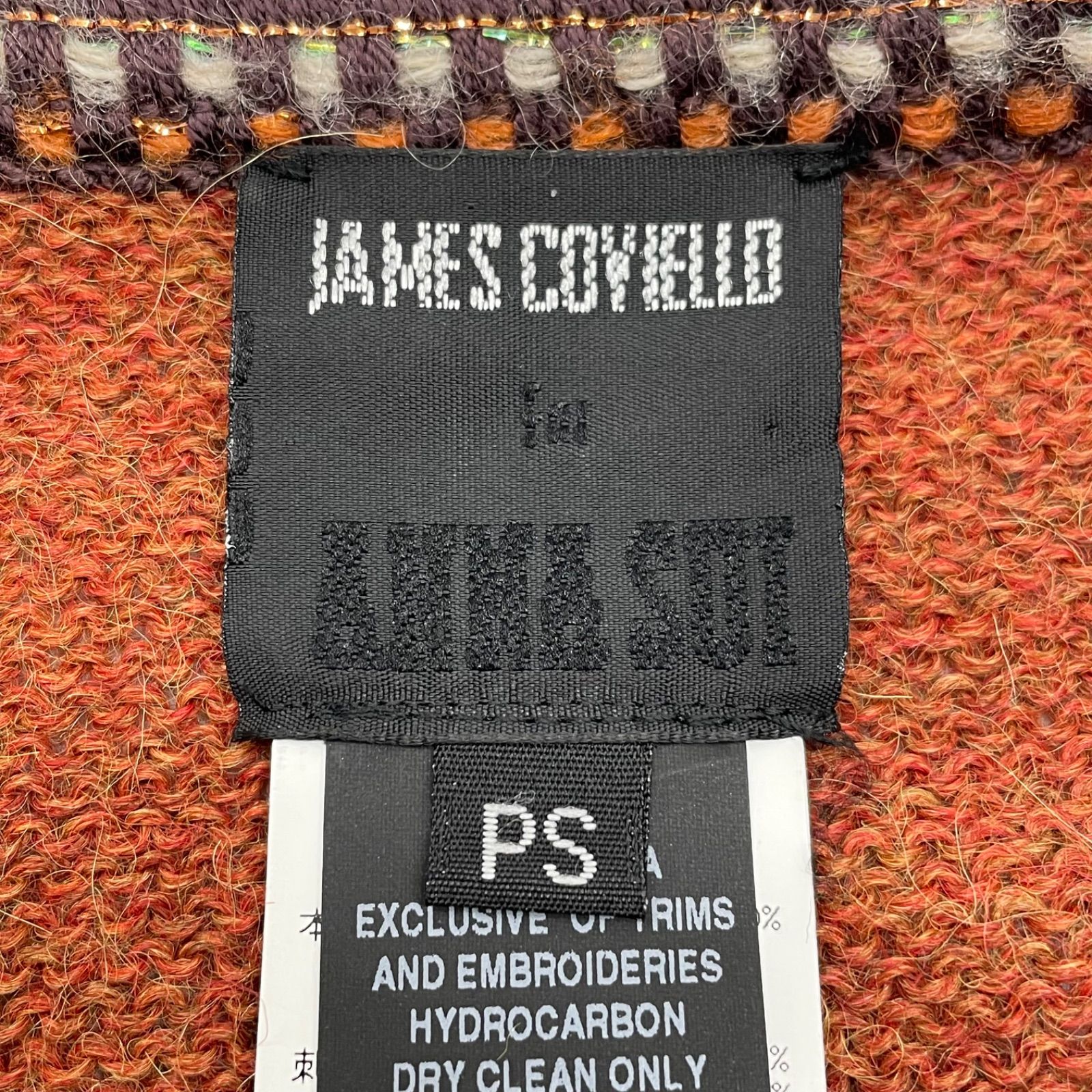 ANNA SUI × JAMES COVIELLO アナスイ ジェームズコヴィエロ 刺繍ニット