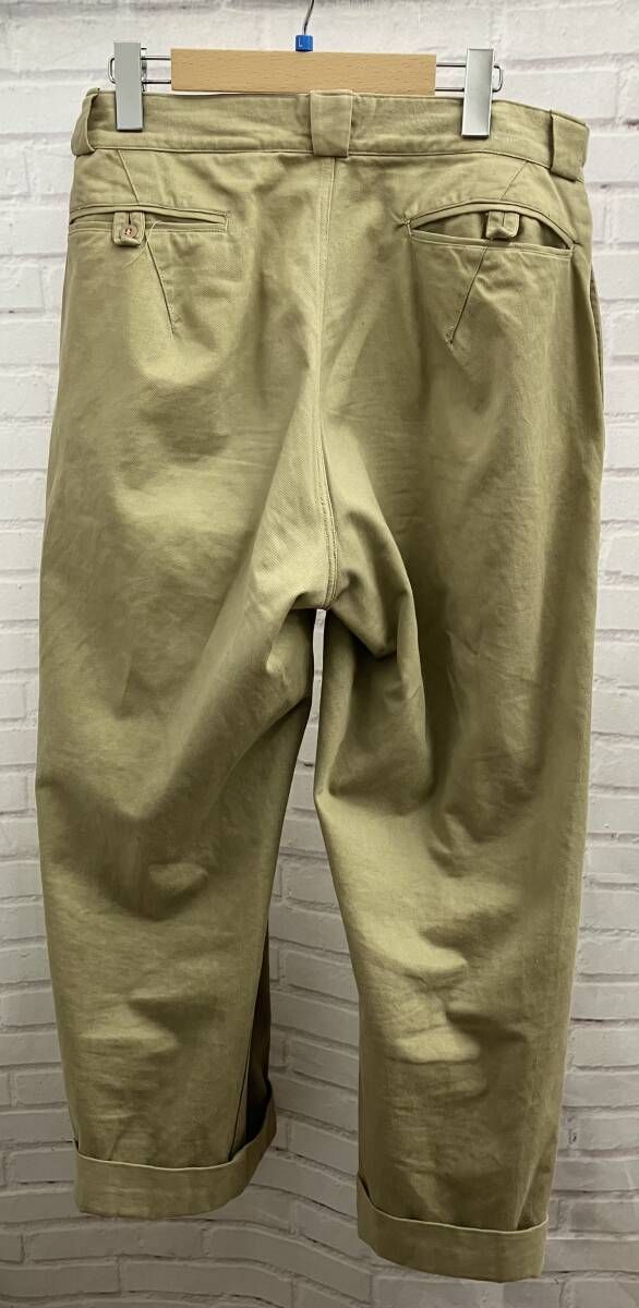 綿パン フランス軍 M 52 アーミーチノ 前期型 古着 カーキ パンツ