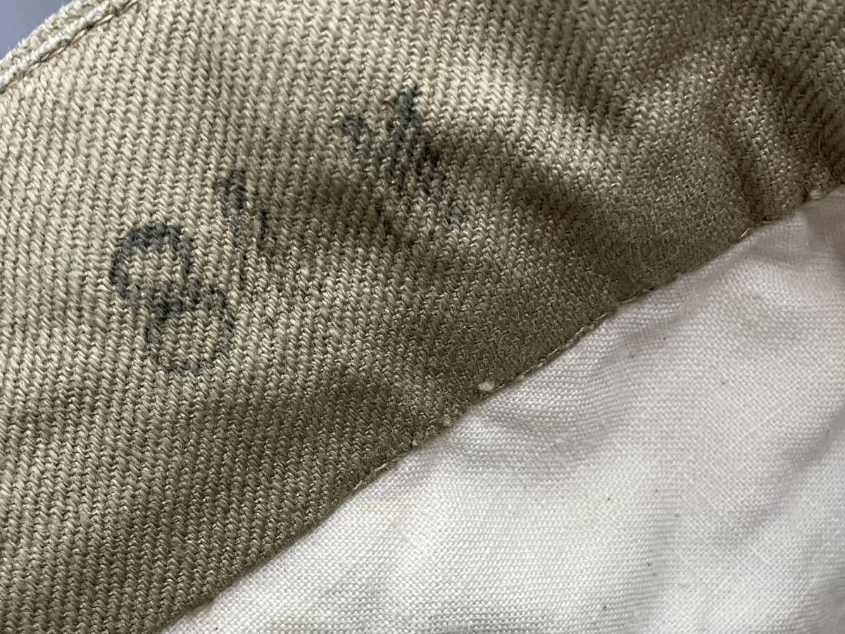  綿パン フランス軍 M 52 アーミーチノ 前期型 古着 カーキ パンツ スラックス パンツ