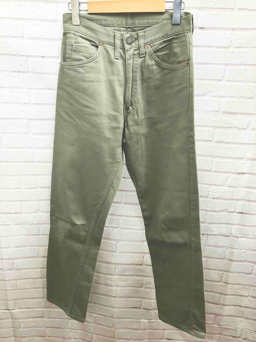 LEVI’S リーバイス 綿パン 519 60s BIGE ピケ 42TALON ボタン裏9 古着 表記サイズなし 生成り