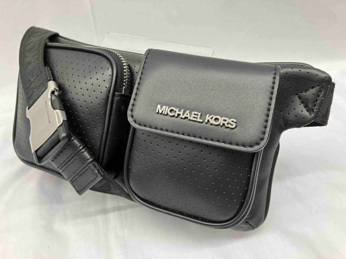 MICHAEL NORS マイケルコース ボディバッグ ショルダーバッグ ブラック レディース 35S0SU8N2L