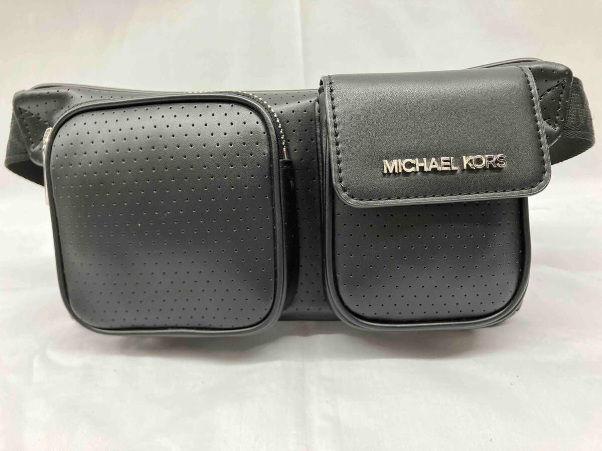MICHAEL NORS マイケルコース ボディバッグ ショルダーバッグ ブラック レディース
