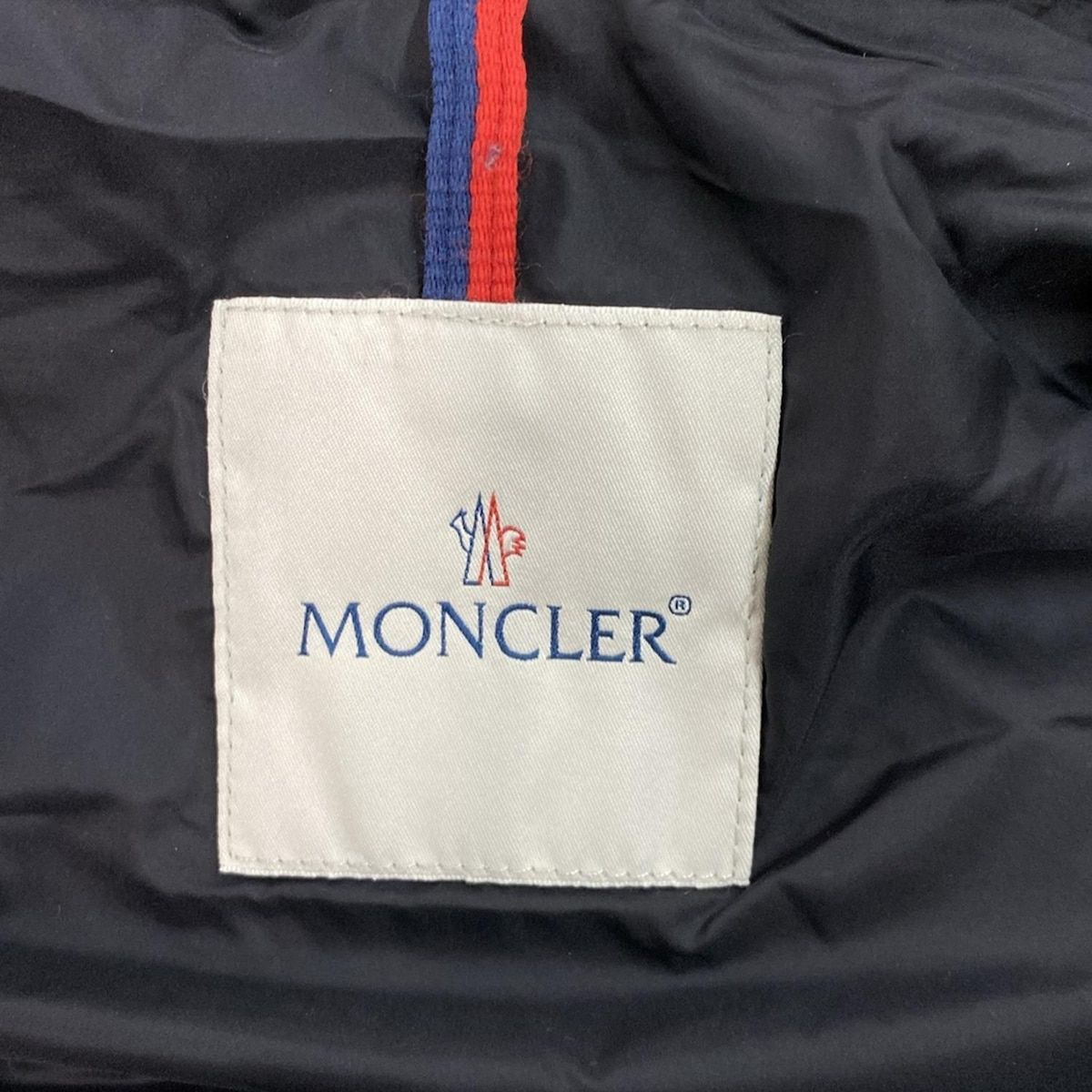 モンクレール ダウンジャケット サイズ1 S メンズ GASTON 黒×レッド  