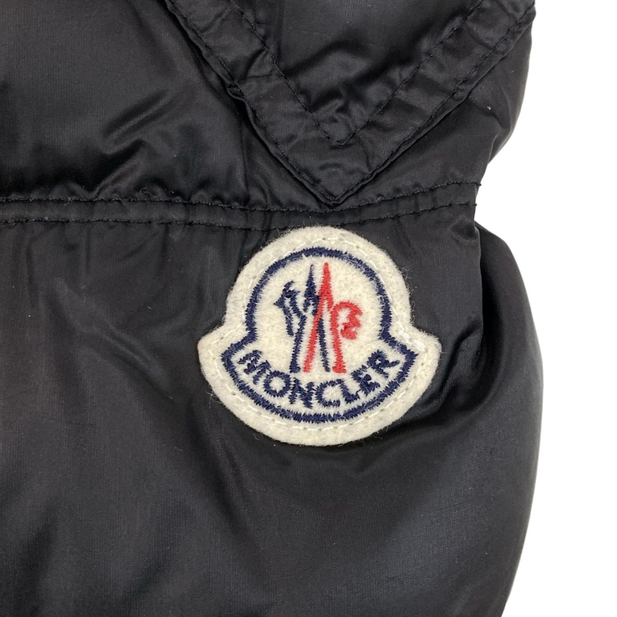 モンクレール ダウンジャケット サイズ1 S メンズ GASTON 黒×レッド  