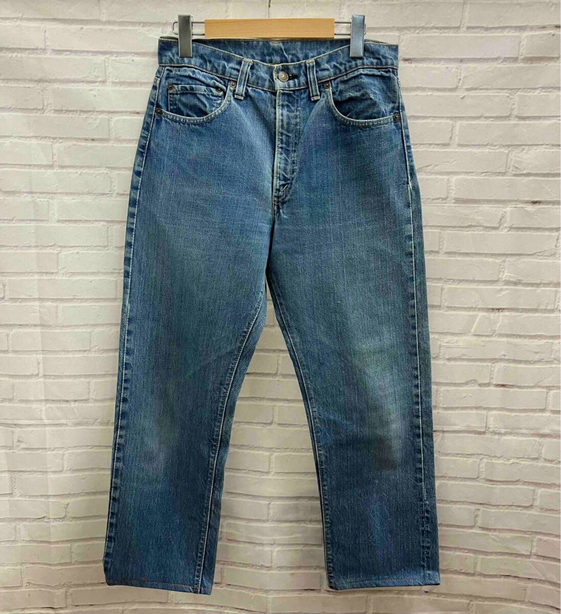 LEVI’S リーバイス 505 70s 66前期 赤耳 42TALON ボタン裏5 裾上げあり ノーリペア 古着 ジーンズ