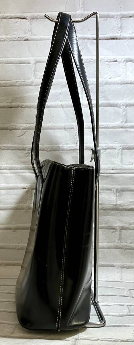 AI鑑定済 GUCCI グッチ グッチ 0011090959 レザー ショルダートートバッグ ブラック DECORATOM_COM_BR