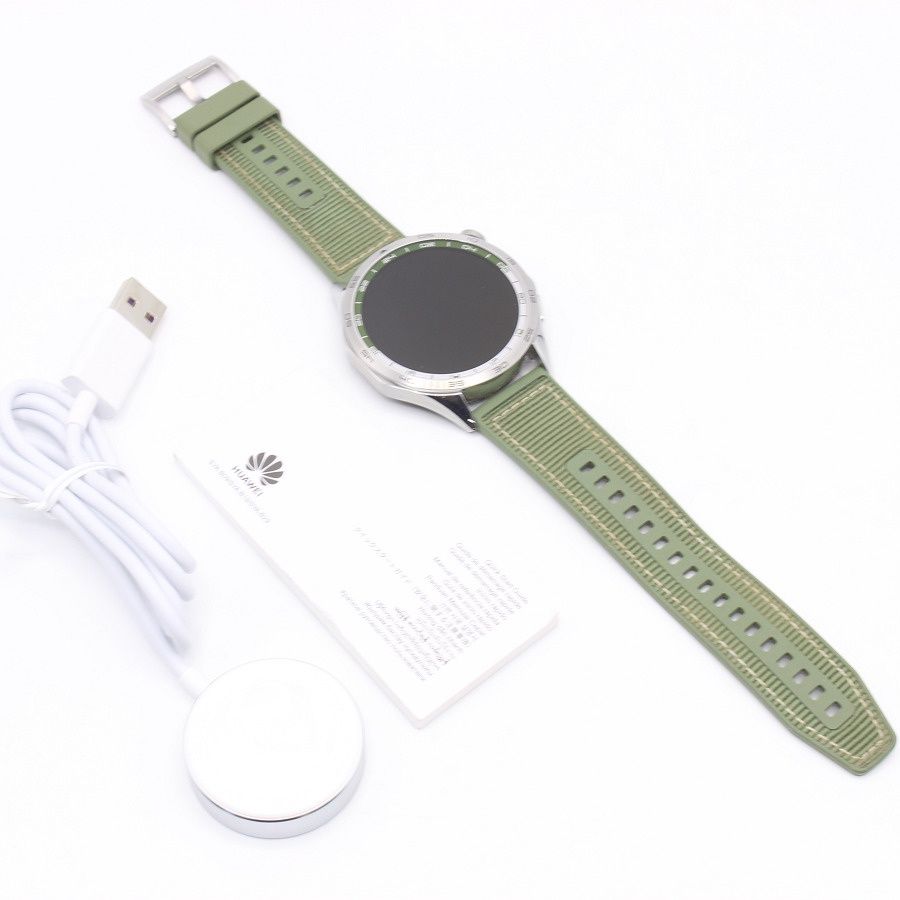 HUAWEI WATCH GT4 46mm PNX-B19 グリーン スマートウォッチ ファーウェイウォッチ 本体