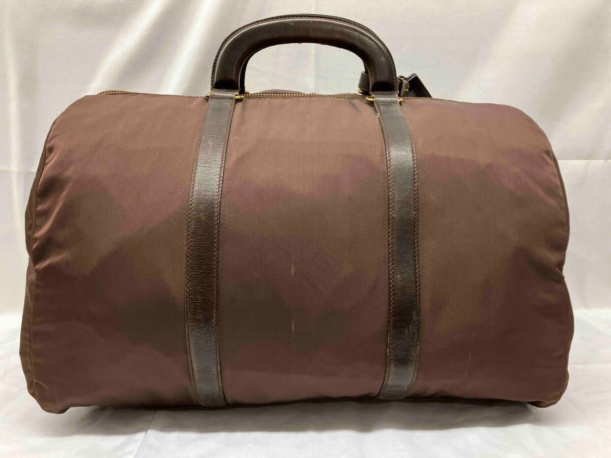 PRADA プラダ ボストンバッグ 旅行バッグ ハンドバッグ ブラウン系 ナイロン 工場番号 40