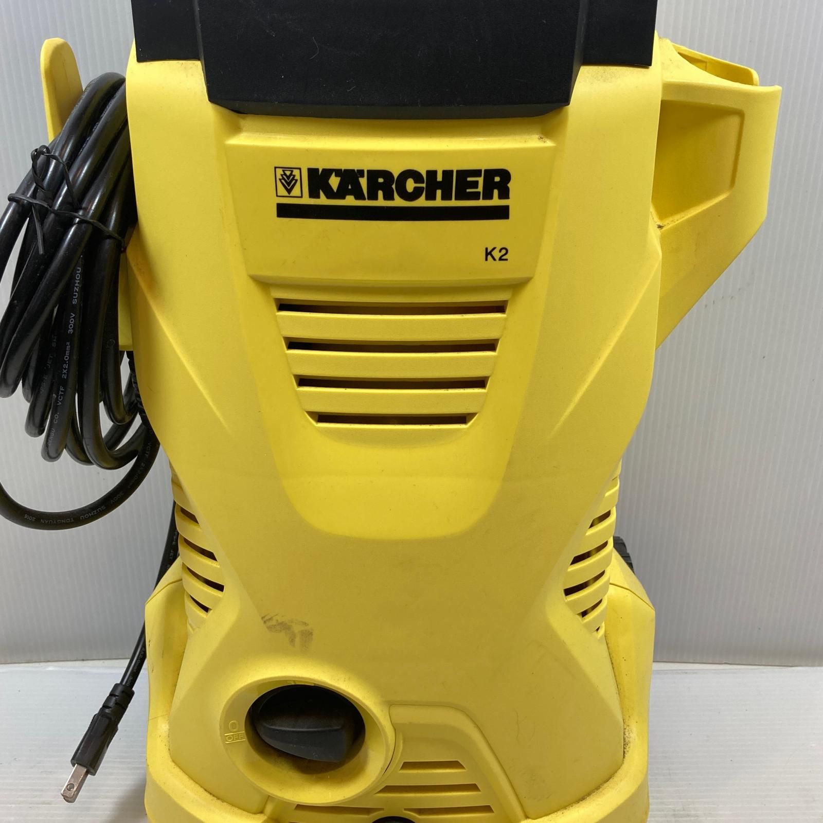  κκKARCHER ケルヒャー 大型機械 高圧洗浄機 KARCHER コード式 K 2 イエロー 金工工具 その他 電動工具 エア工具