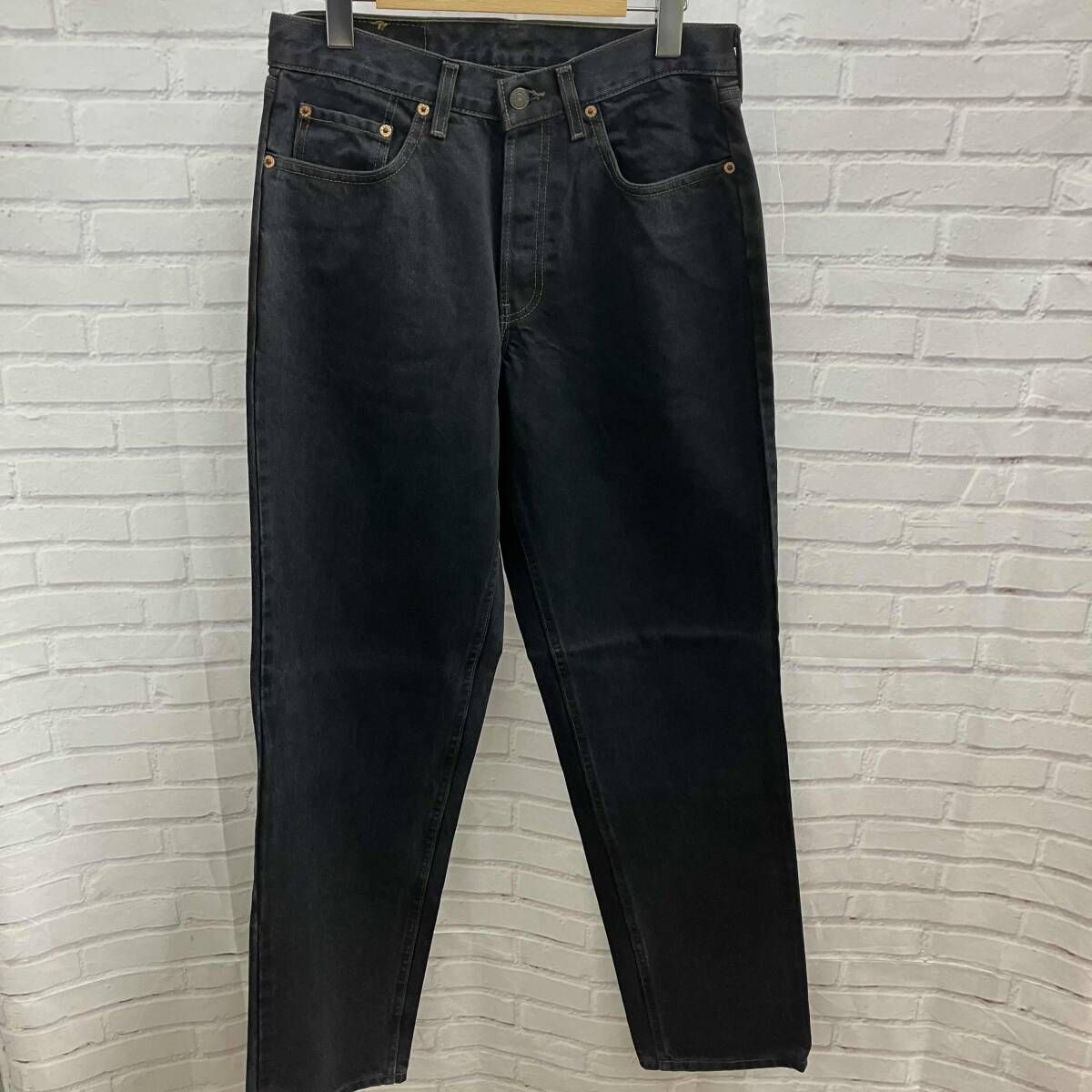 LEVI S リーバイス 412-0257 イタリア製 ユーロ 後染めブラック 古着 表記サイズW30L32 ブラック
