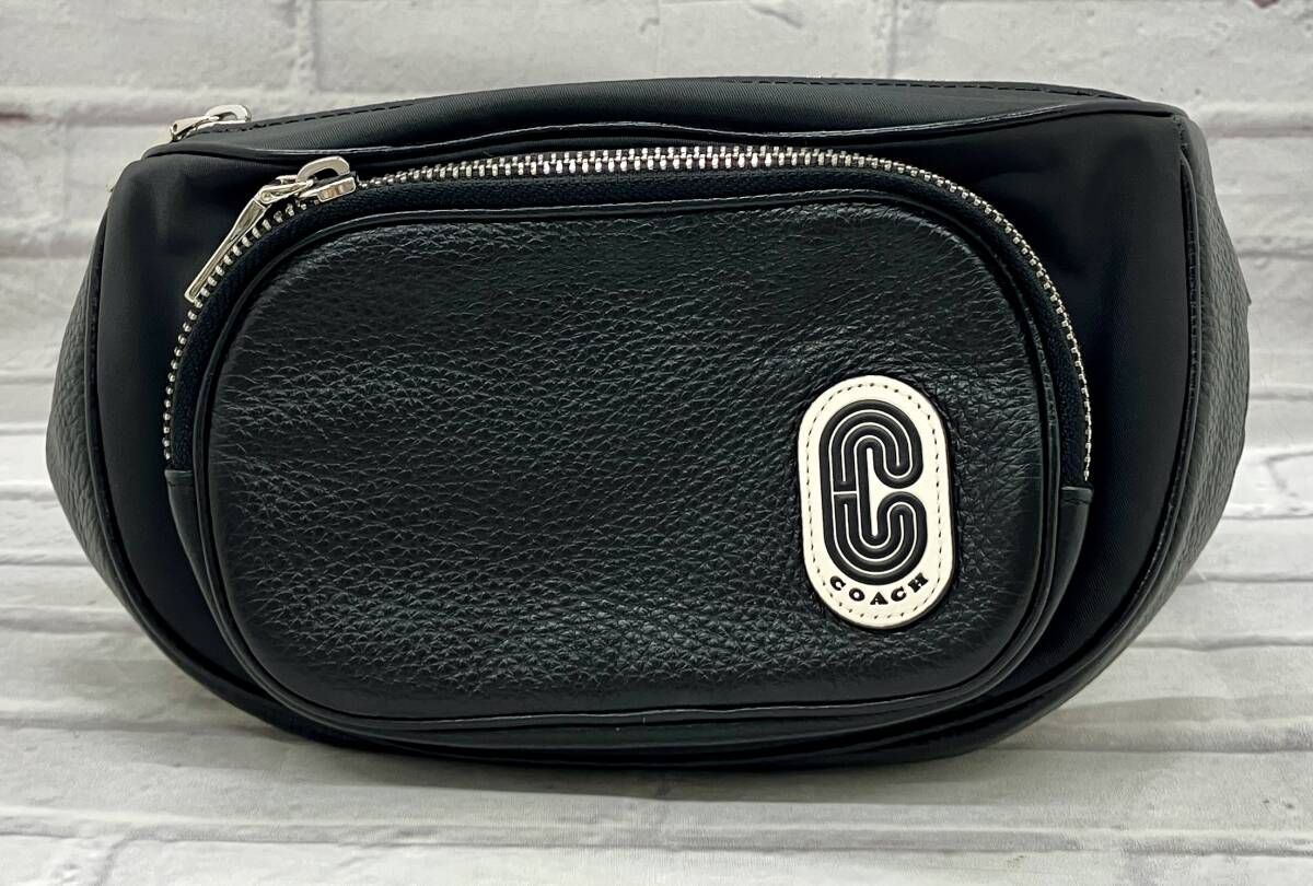 COACH コーチ ウエストポーチ 91066 ブラック