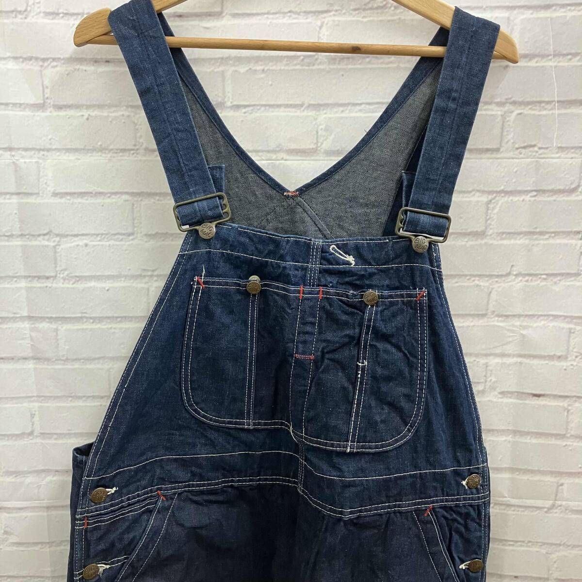 BIG MAC ビッグマック オーバーオール オールインワン 60 s SQUARE BAK 濃紺 古着 サイズ不明