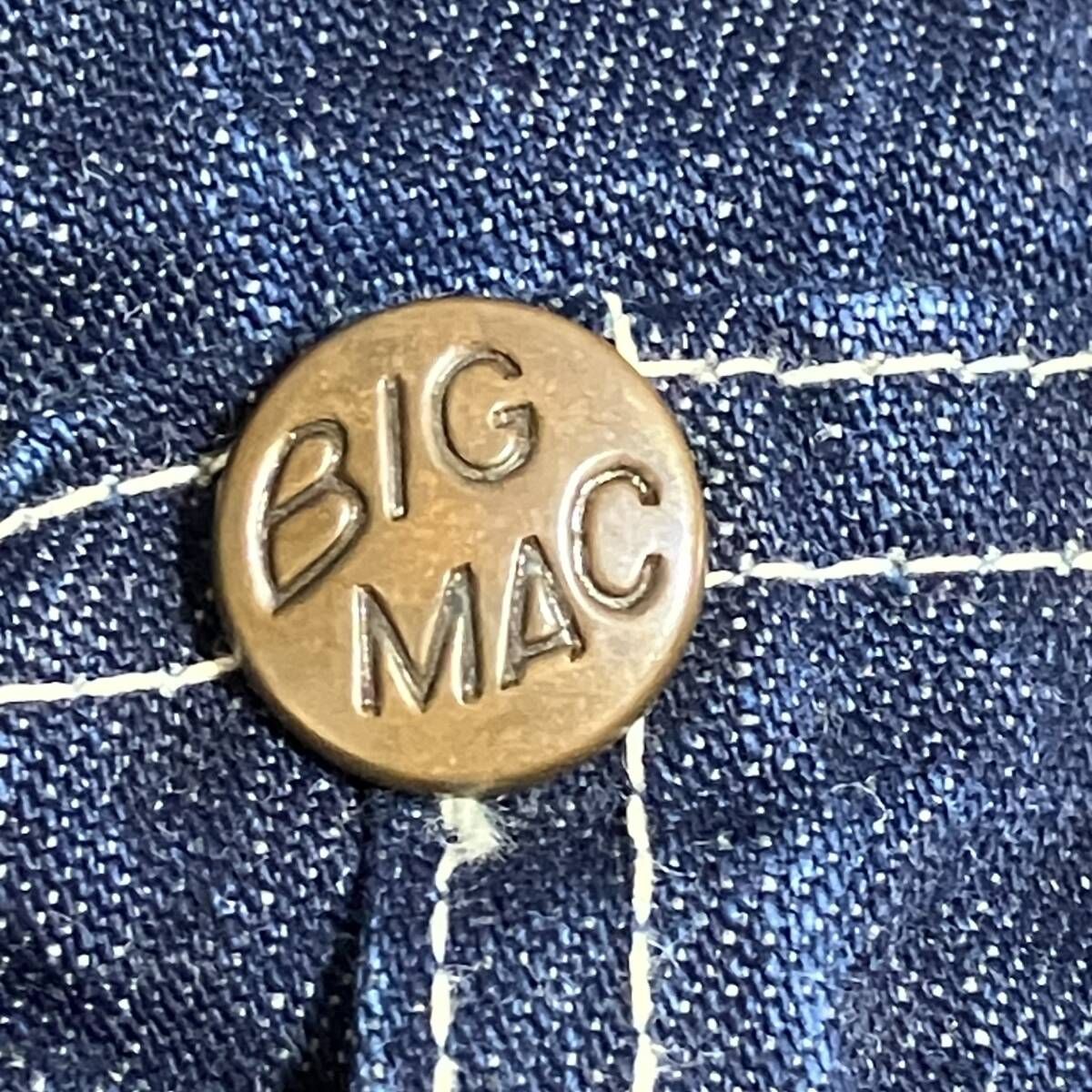  BIG MAC ビッグマック オーバーオール オールインワン 60 s SQUARE BAK 濃紺 古着 サイズ不明 オーバーオール つなぎ パンツ