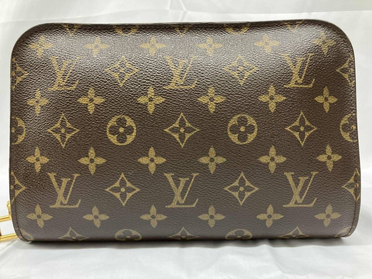 LOUIS VUITTON ルイヴィトン オルセー モノグラム クラッチバッグ セカンドバッグ バッグ レザー ブラウン AR0033