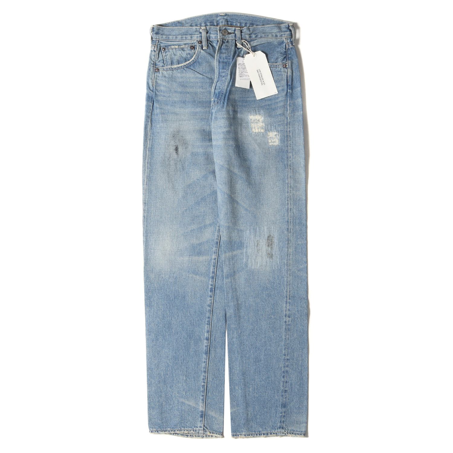 Levis LVC リーバイス デニムパンツ サイズ:32×36 00s 1966年復刻 501XX-501 BigE ダメージリペア加工 デニムパンツ 66501-0189 日本製 デッドストック インディゴ ボトムス ジーンズ ジーパン【メンズ】【K4105】 新品 Levis LVC リーバイス デニムパンツ サイズ:32×36 00s 1966年復刻