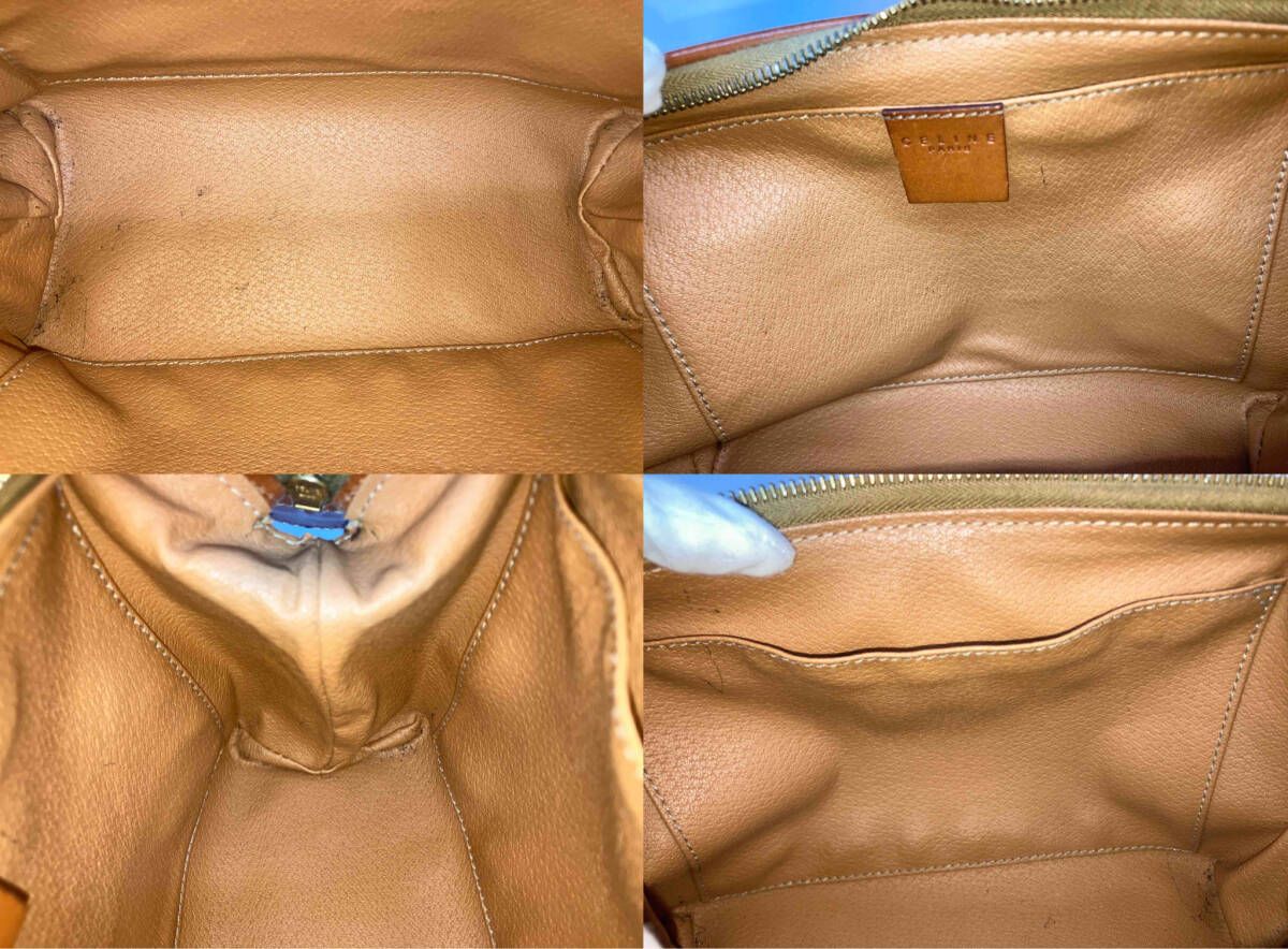 CELINE セリーヌ マカダム ポーチ ブラウン MC98 2 WWW_DECORATOM_COM_BR