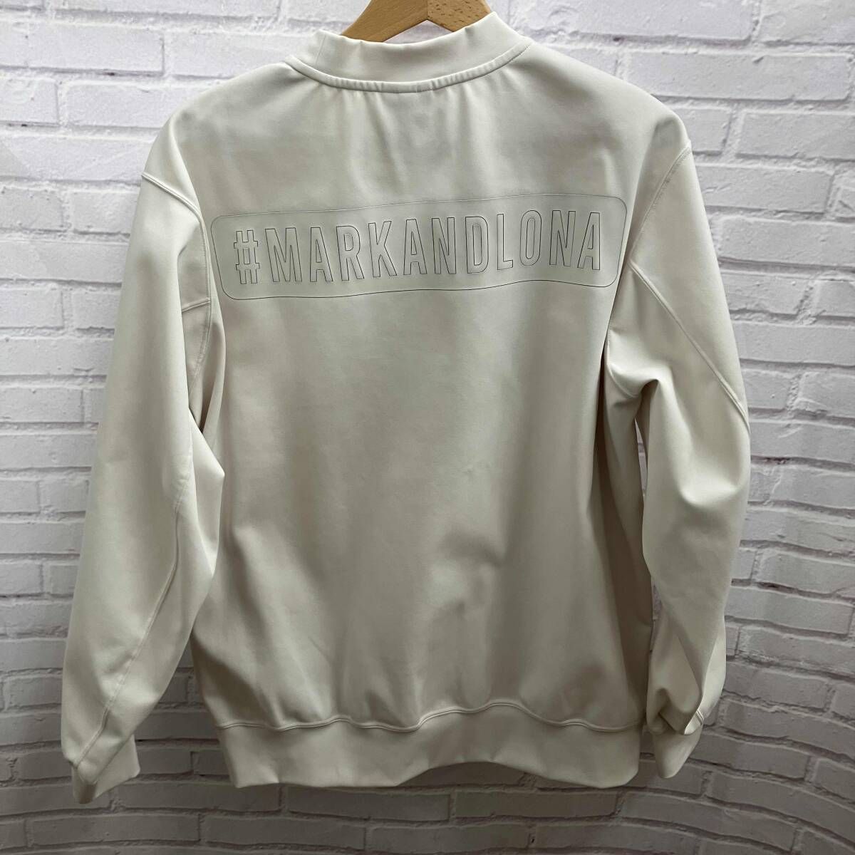 MARK-LONA マークアンドロナ メンズゴルフウェア表記サイズ44 ホワイト