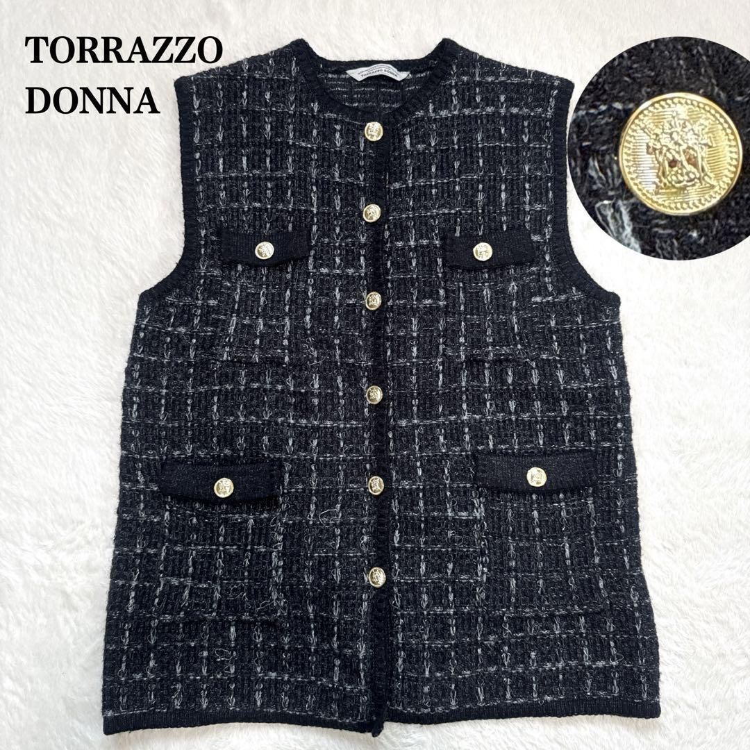 TORRAZZO DONNA トラッツォドンナ トラッゾドンナ ニットツイード