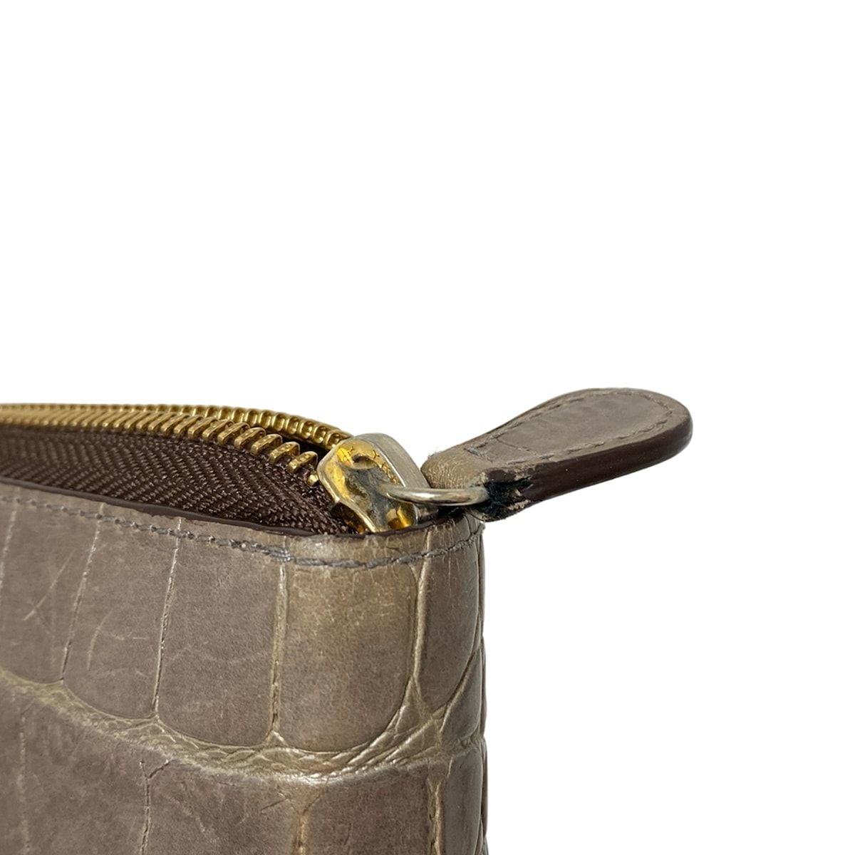 ラウンドファスナー レザー