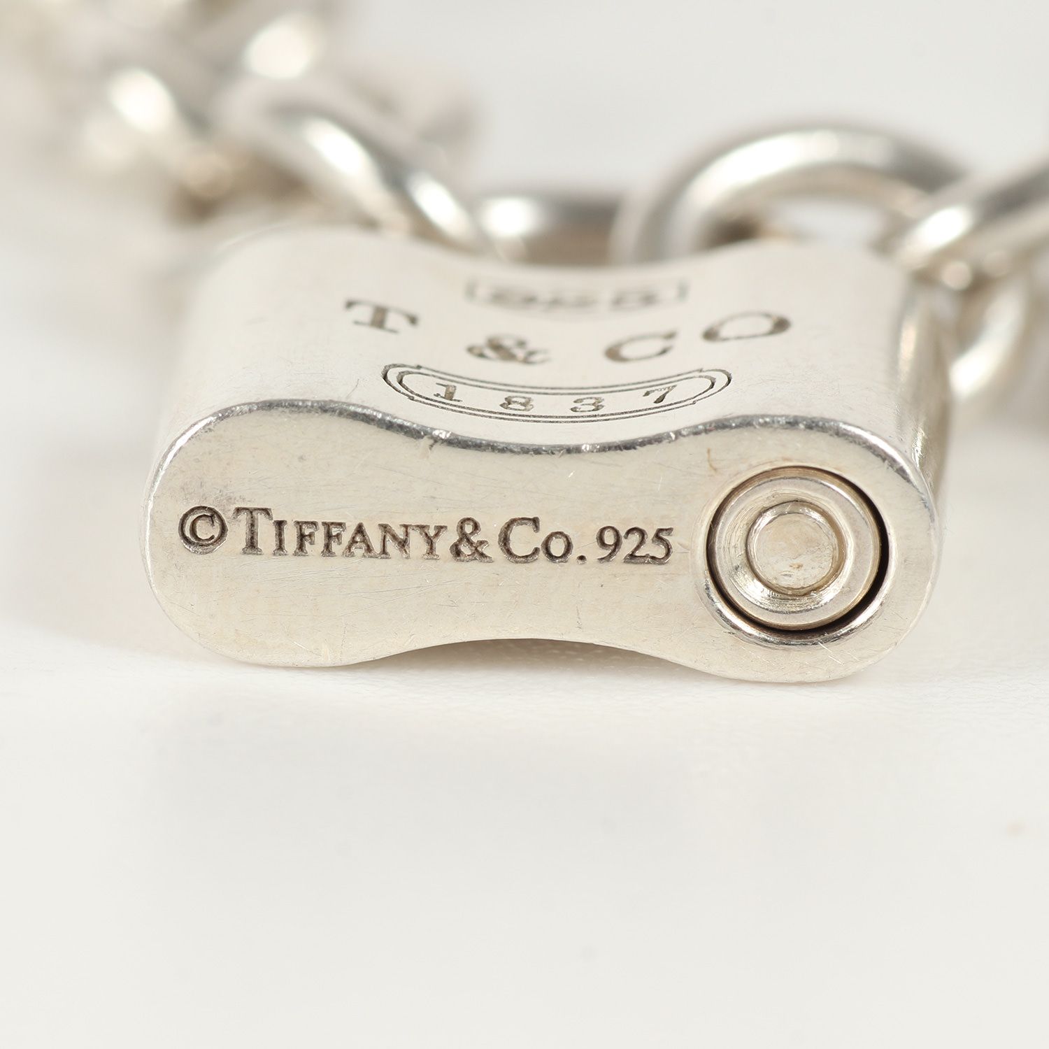TIFFANY&Co. ティファニー 1837 パドロック チャーム チェーン TIFFANY&Co. ティファニー 1837 パドロック チャーム チェーン