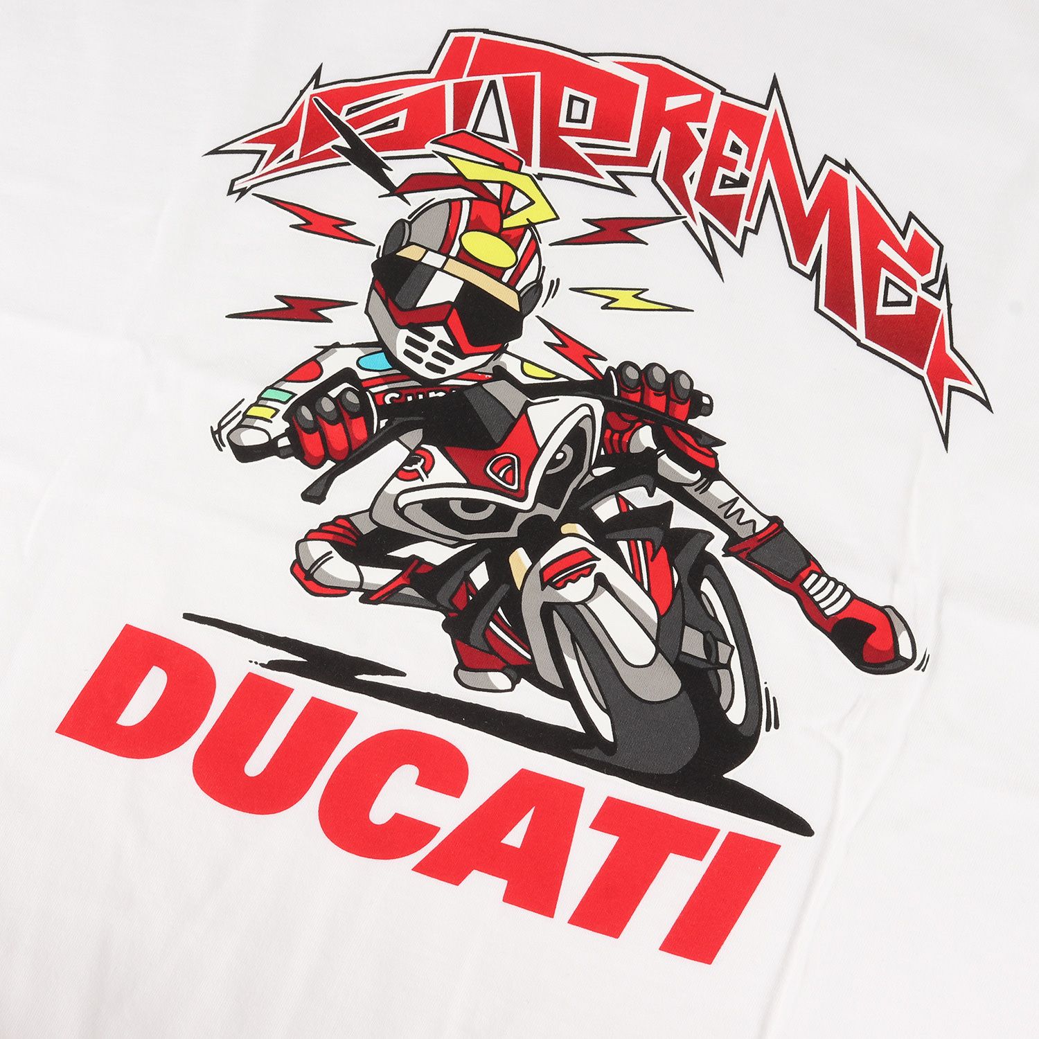 新品 Supreme シュプリーム Tシャツ サイズ:XL 24SS Ducati バイカー