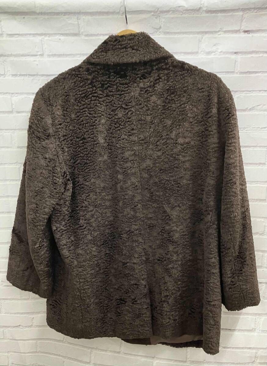 ARMANI JEANS アルマーニジーンズ イタリア製 コート アウター ブラウン ホワイト