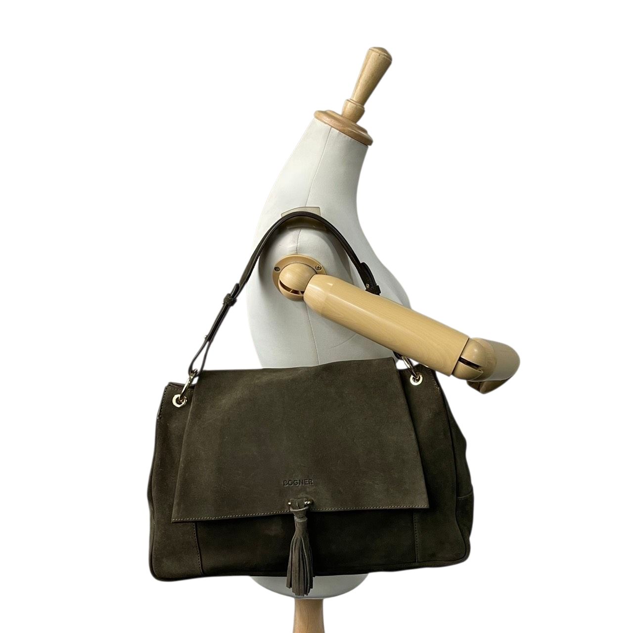 ハンドバッグ カーキ