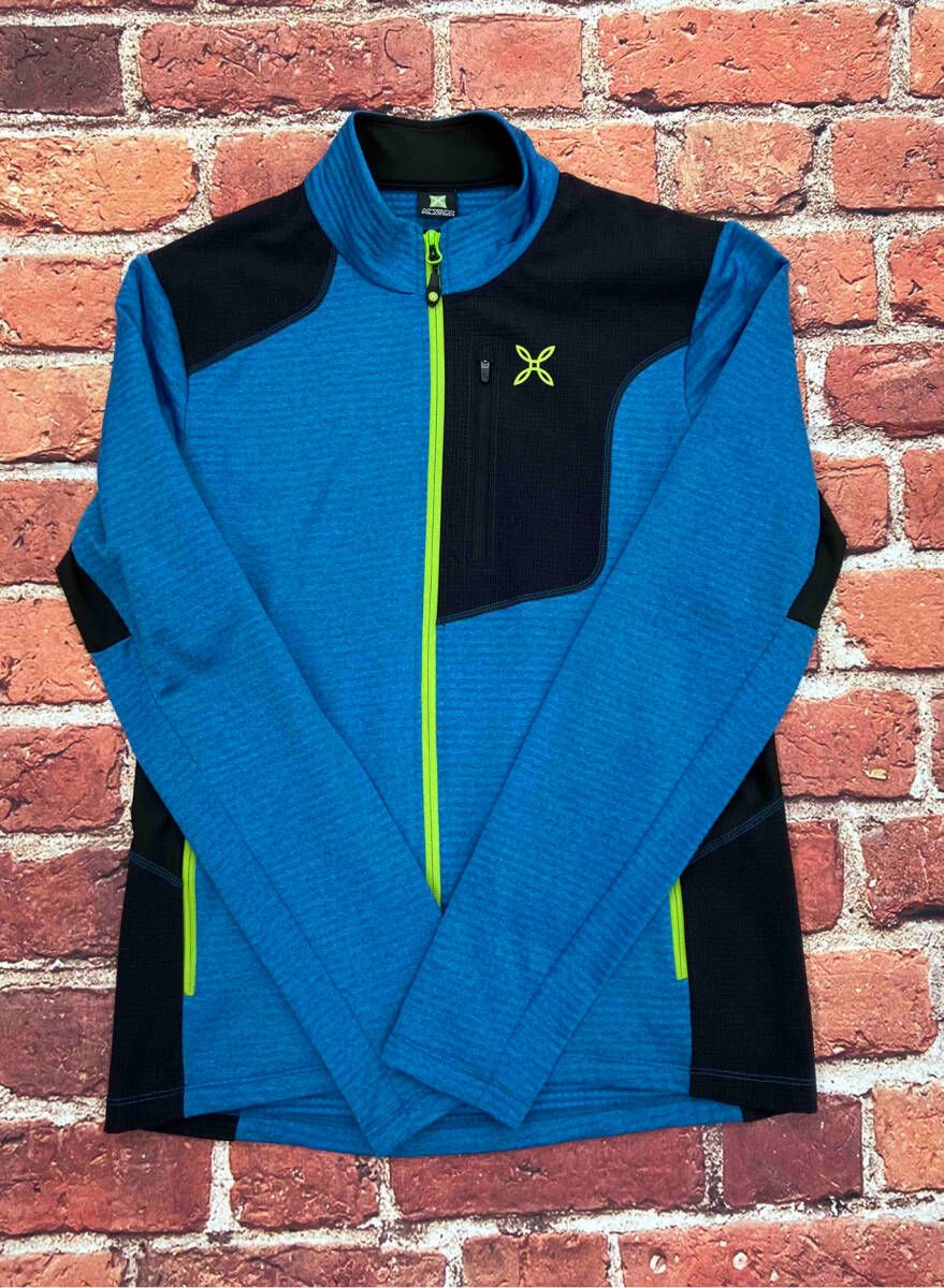 Montura モンチュラ アウトドアウェア 長袖ウェア メンズMサイズ ブルー