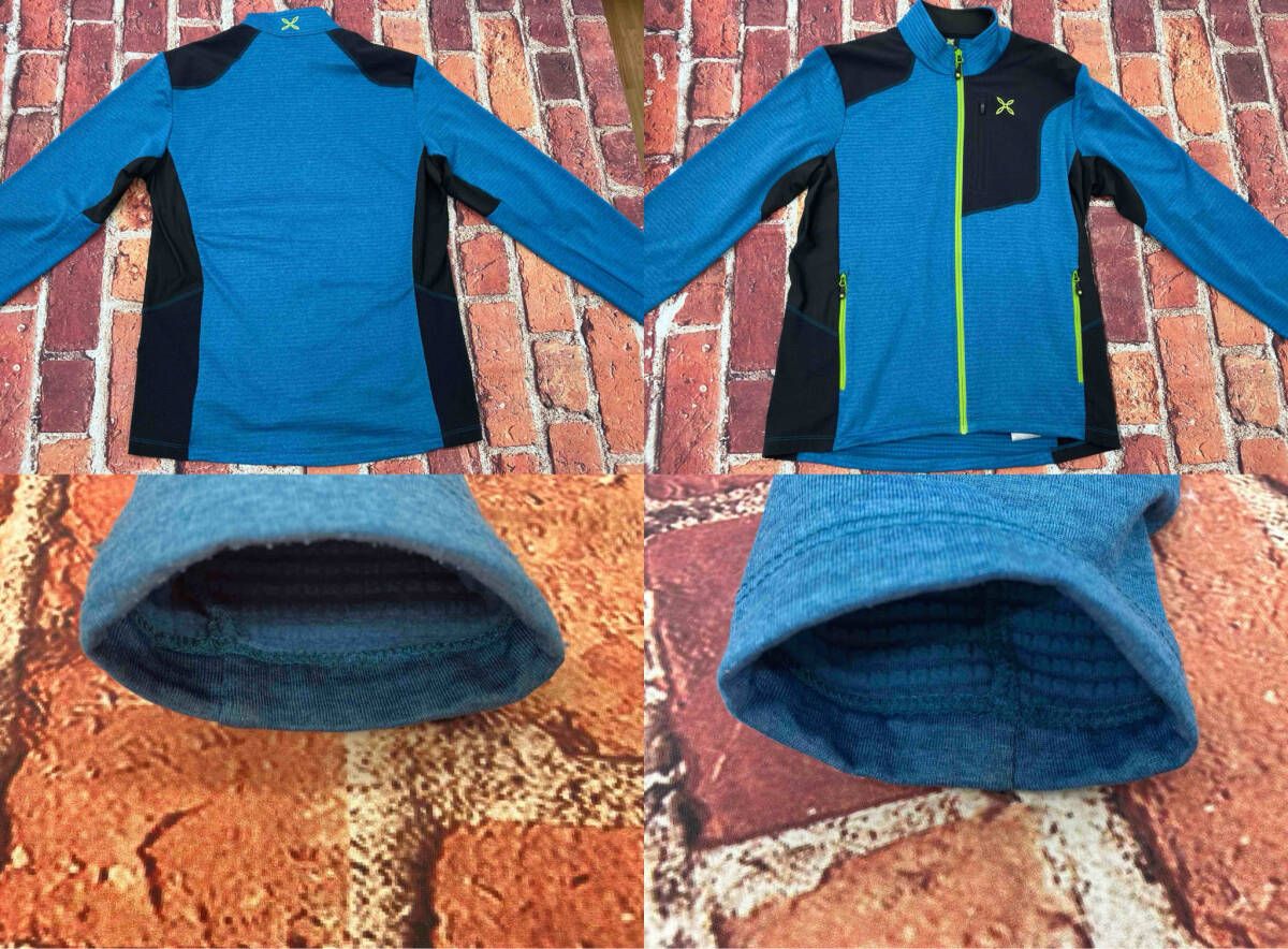 Montura モンチュラ アウトドアウェア 長袖ウェア メンズMサイズ ブルー