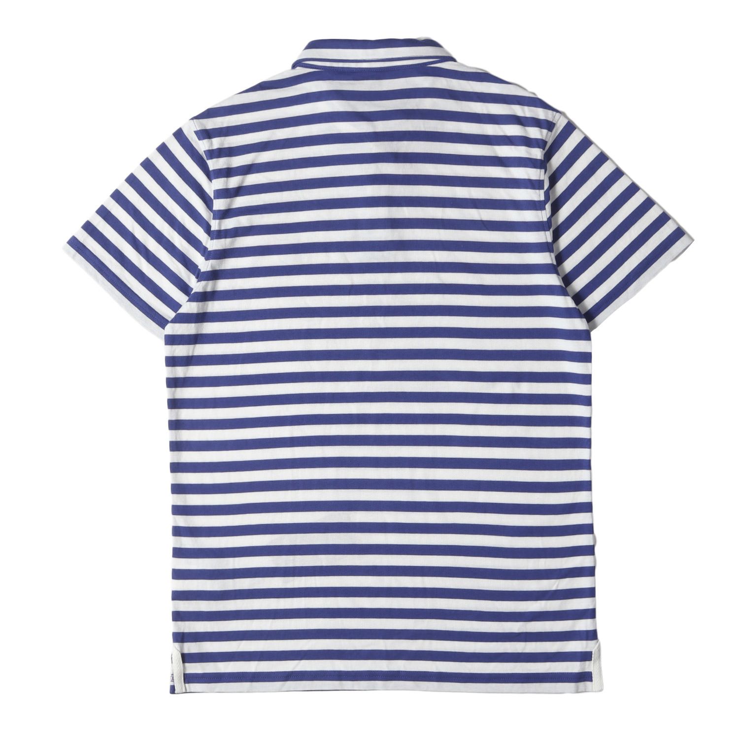 MONCLER モンクレール　ポロシャツ　美品　ボーダー MONCLER モンクレール ポロシャツ サイズ:S ワンポイント アイコン