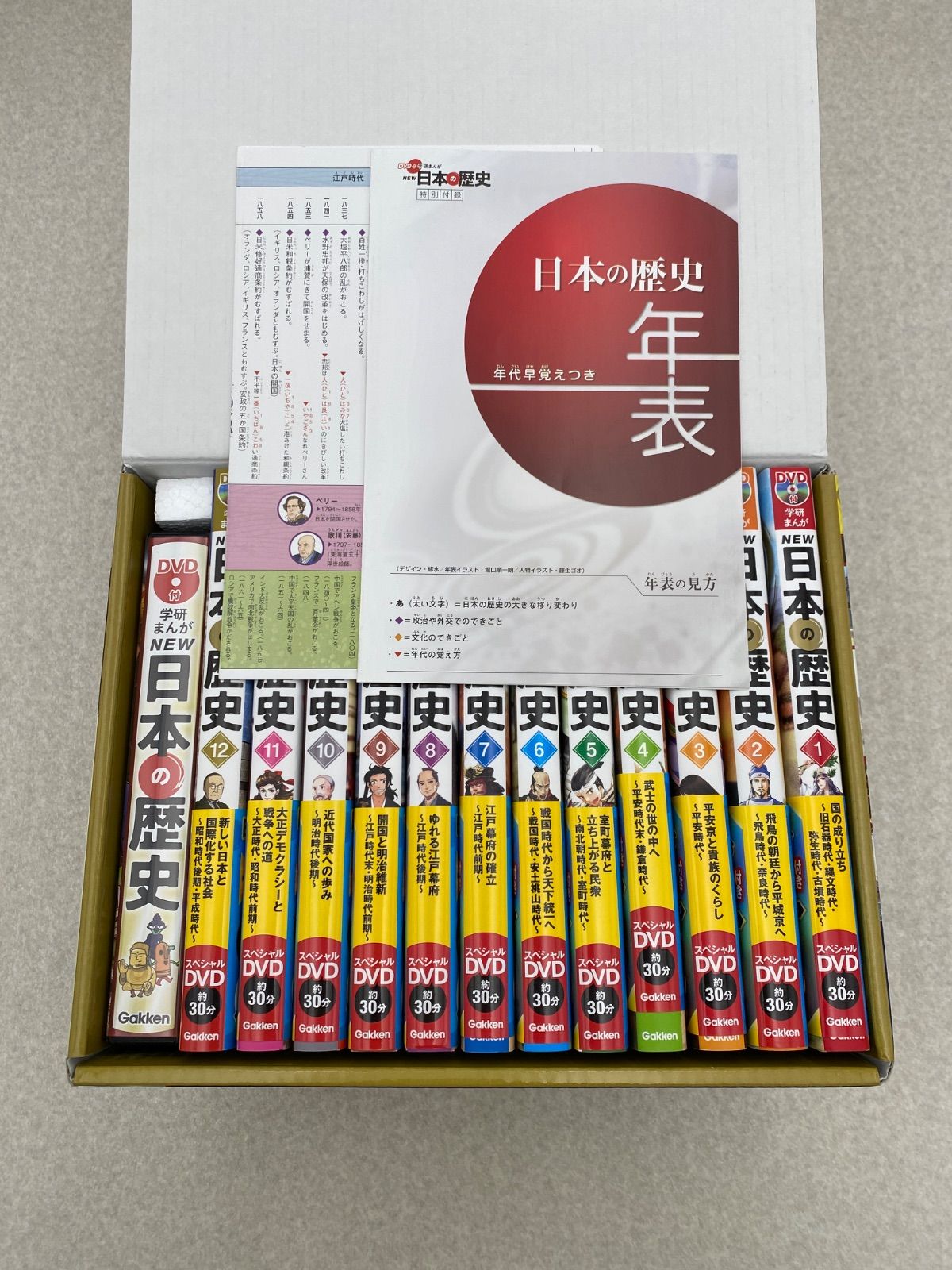 学研まんがNEW日本の歴史 全１２巻セット