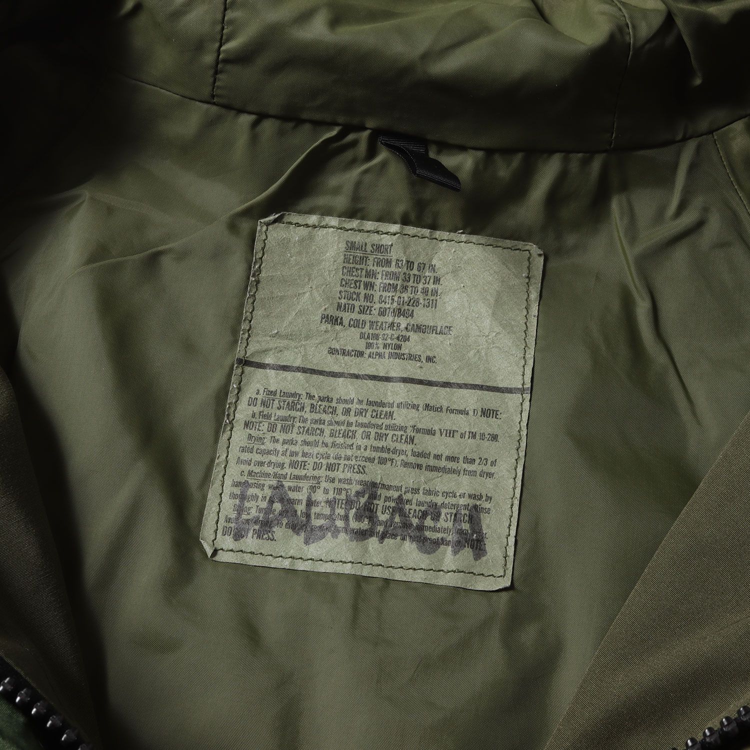 Vintage Military Item ヴィンテージミリタリー ジャケット サイズ