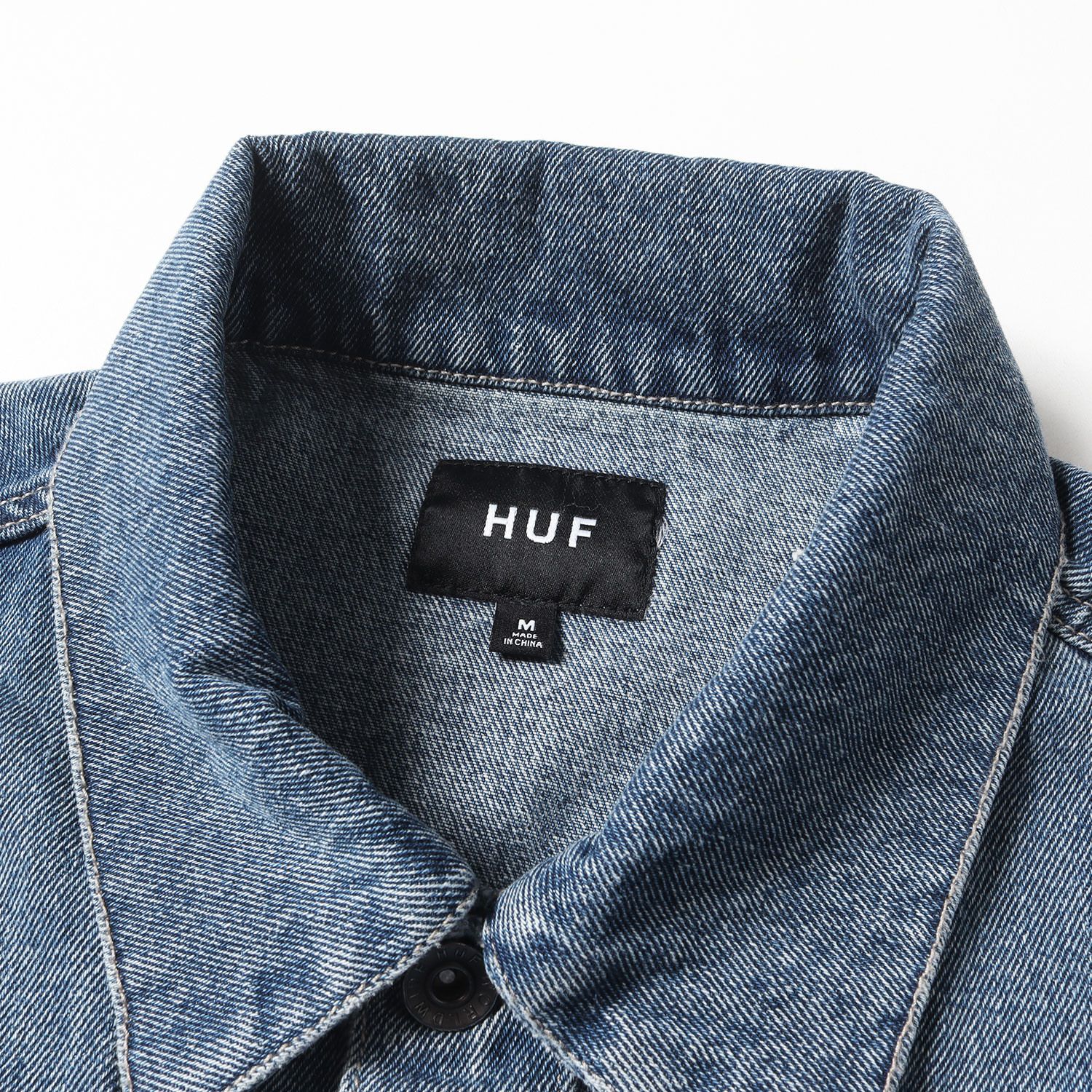 美品 HUF ハフ ジャケット サイズ:M 23SS フレイム&サイコロ刺繍 3rd