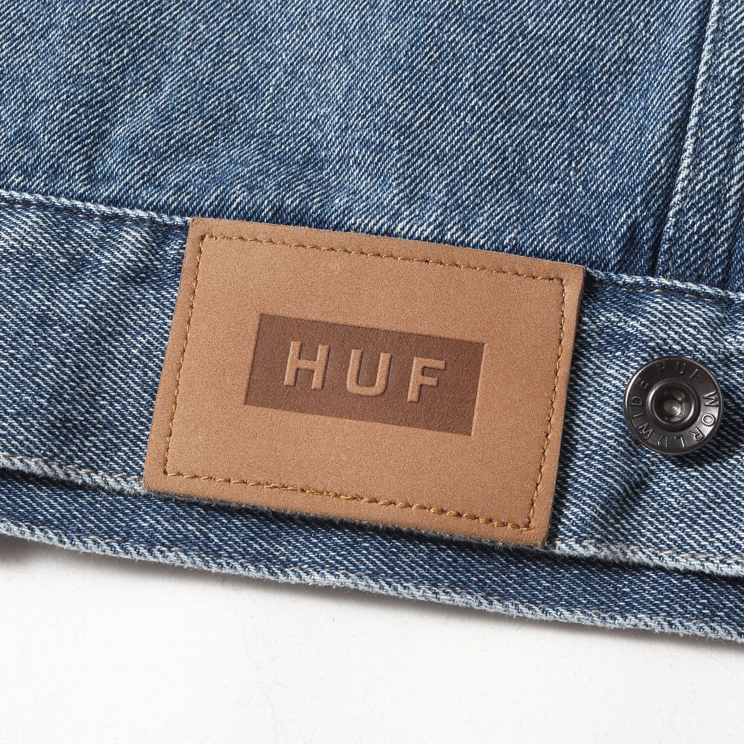 美品 HUF ハフ ジャケット サイズ:M 23SS フレイム&サイコロ刺繍 3rd