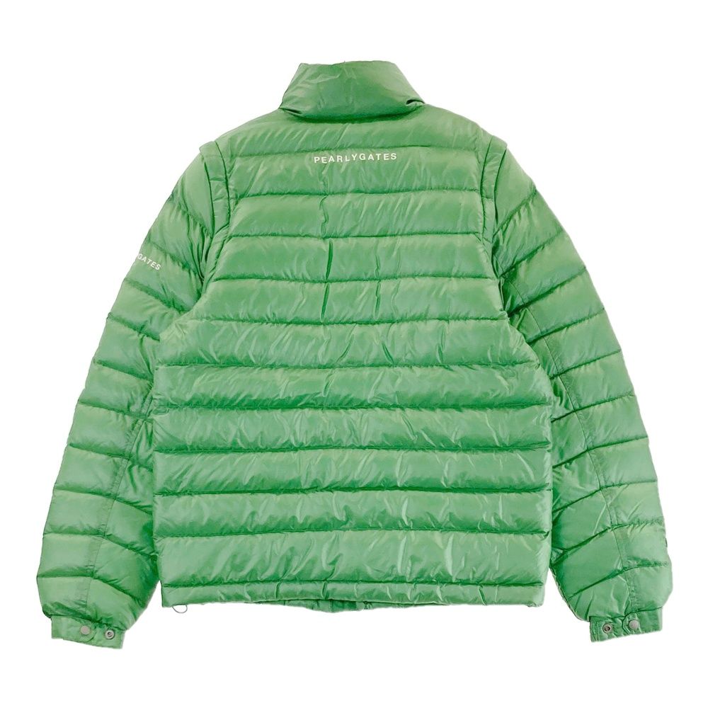 サイズ 4 PEARLY GATES パーリーゲイツ 2WAY ダウンジャケット グリーン系 240101301492 ゴルフウェア レディース ストスト