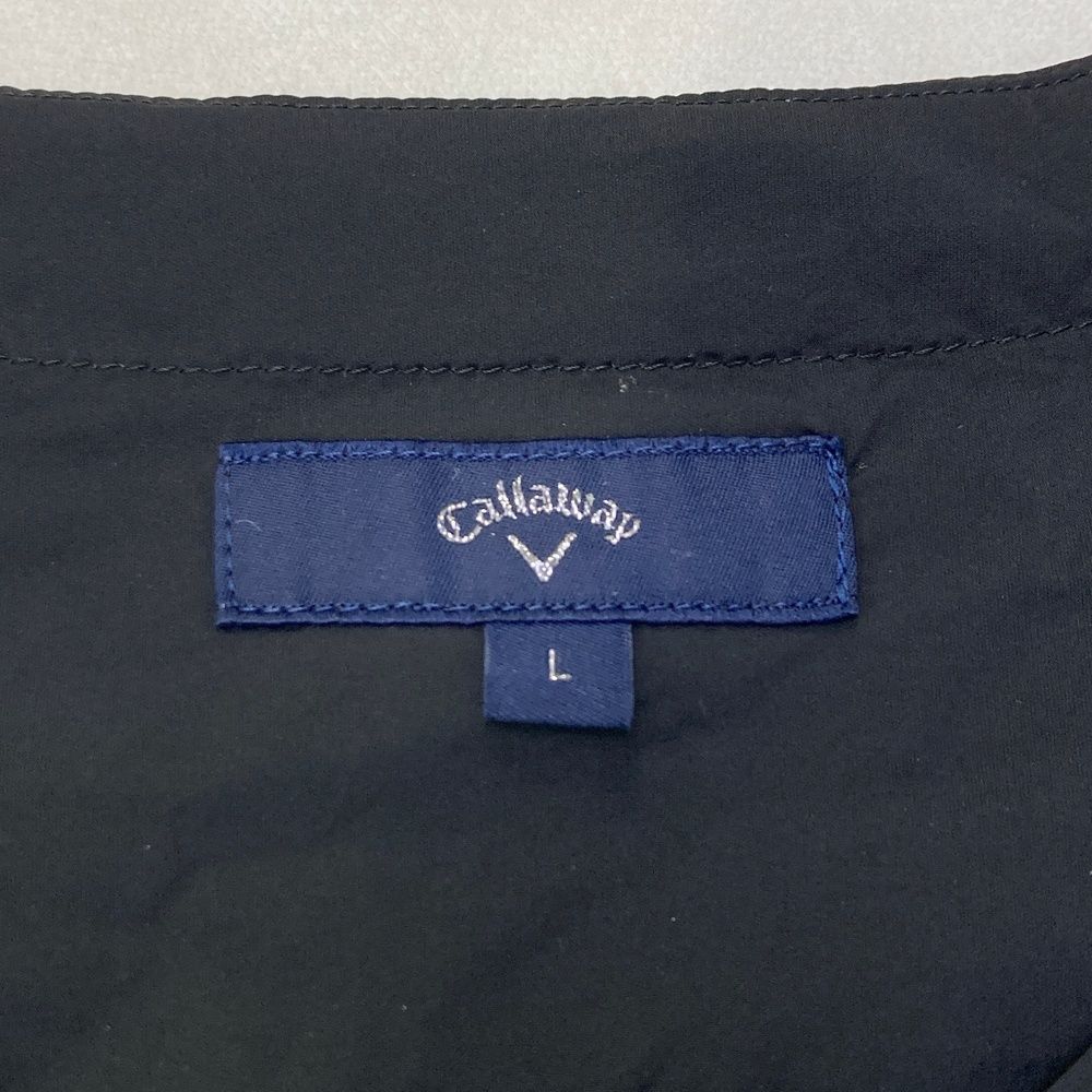 サイズ L CALLAWAY キャロウェイ 長袖中綿ジャケット ブラック系 240101432146 ゴルフウェア メンズ ストスト LLC-HASEGAWATOSO_COM