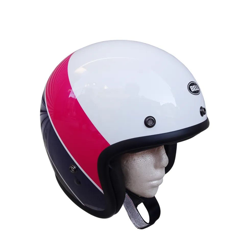 BELL CUSTOM 500 ジェットヘルメット Lサイズ 59-60 cm 公道使用不可 RIFF GLOSS PINK PURPLE