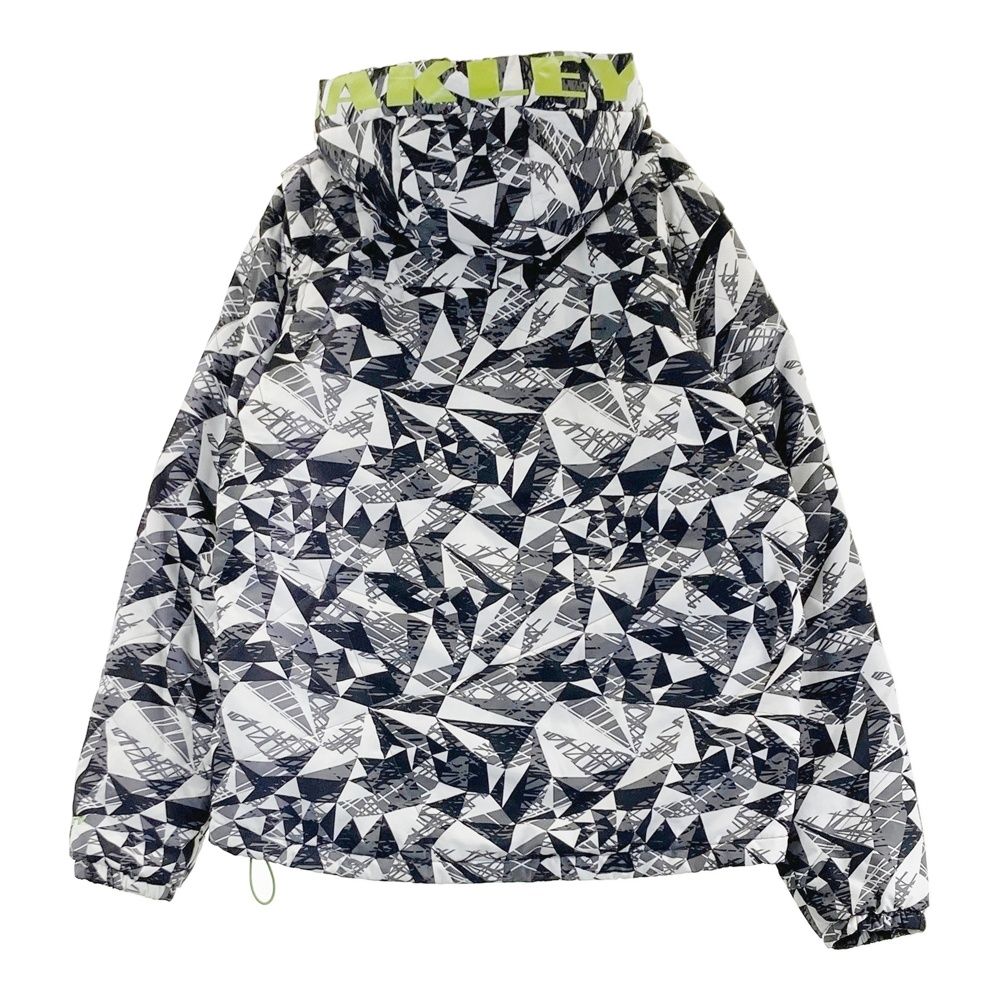 サイズ L OAKLEY オークリー 中綿ジャケット 総柄 ホワイト系 240101436968 ゴルフウェア メンズ ストスト