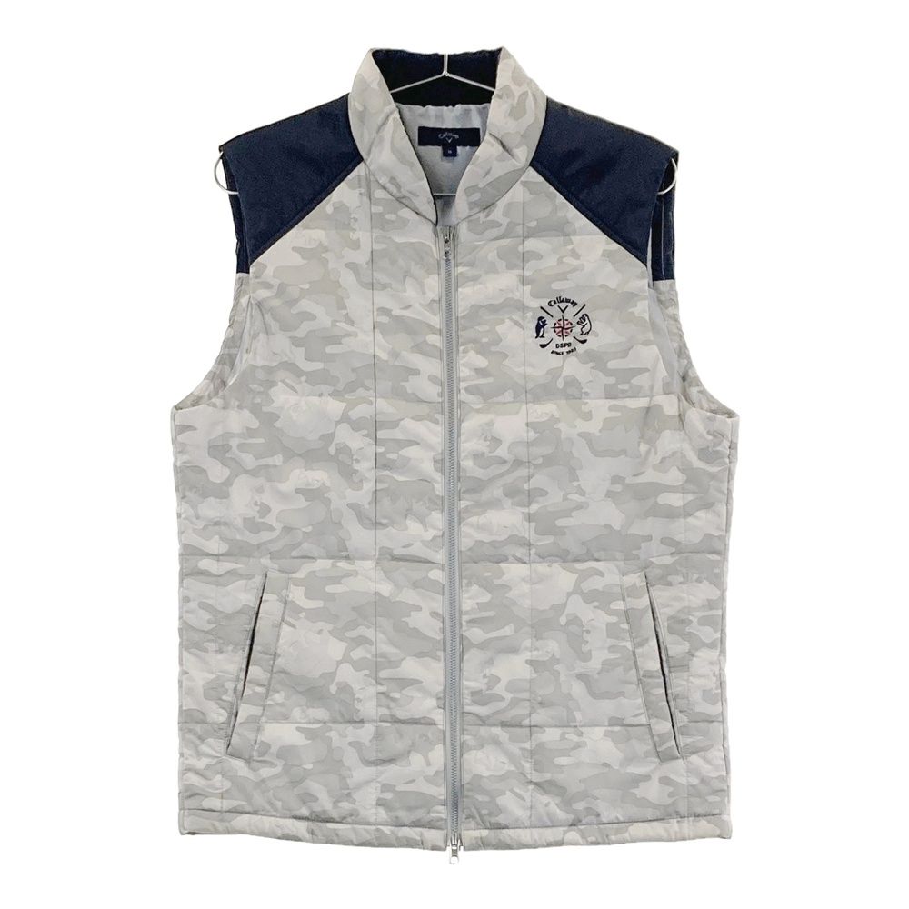 TAYLORMADE ネイビー キルティング ベスト L TaylorMade ネイビー