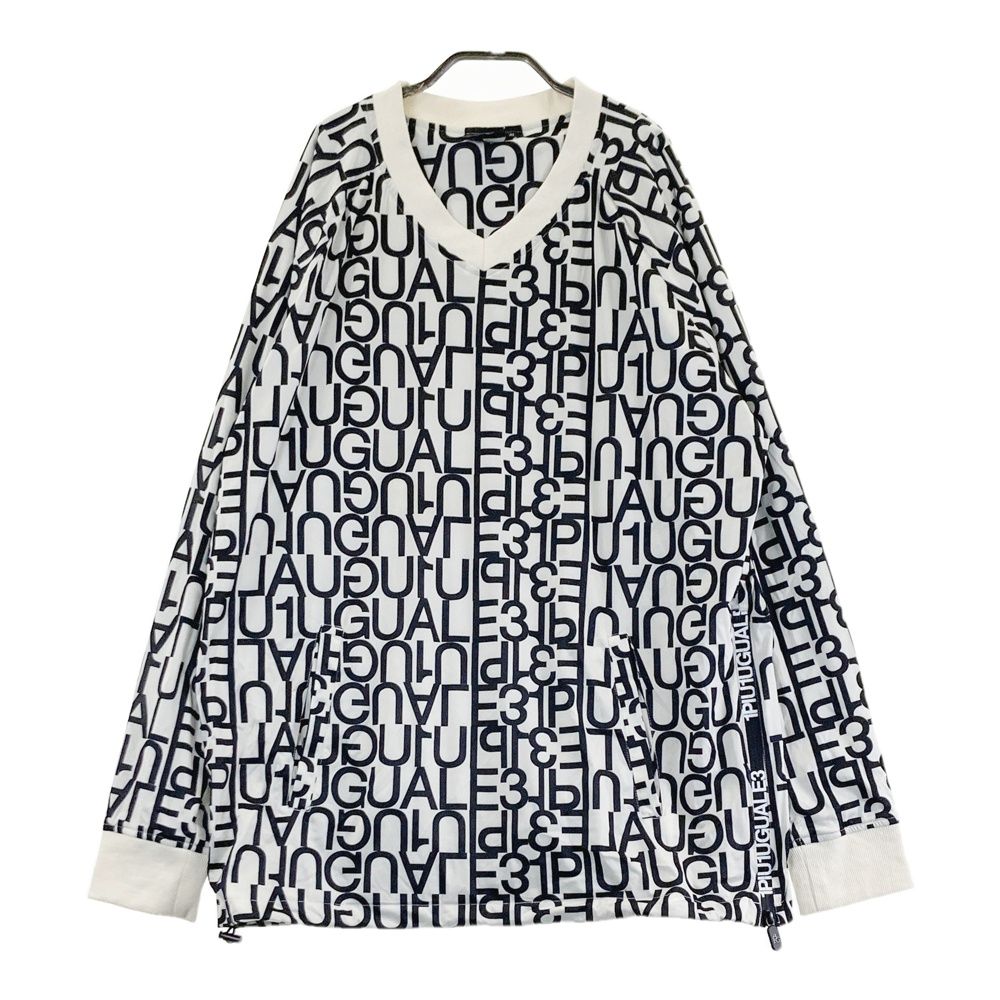 サイズ 7 GOLF 蓄熱スニードジャック 総柄 ホワイト系 ゴルフウェア メンズ ストスト